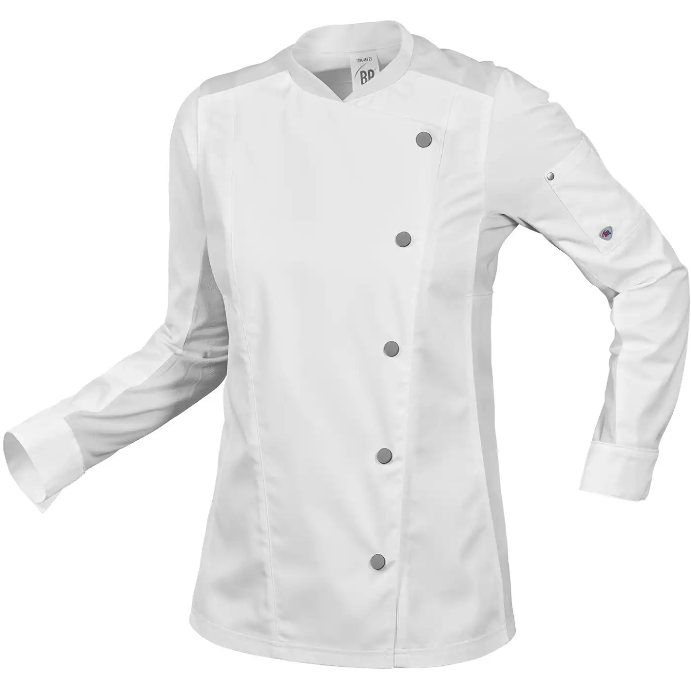 Damen Komfort-Kochjacke "1594-485" Gourmet in S, Weiß - Thumbnail 1