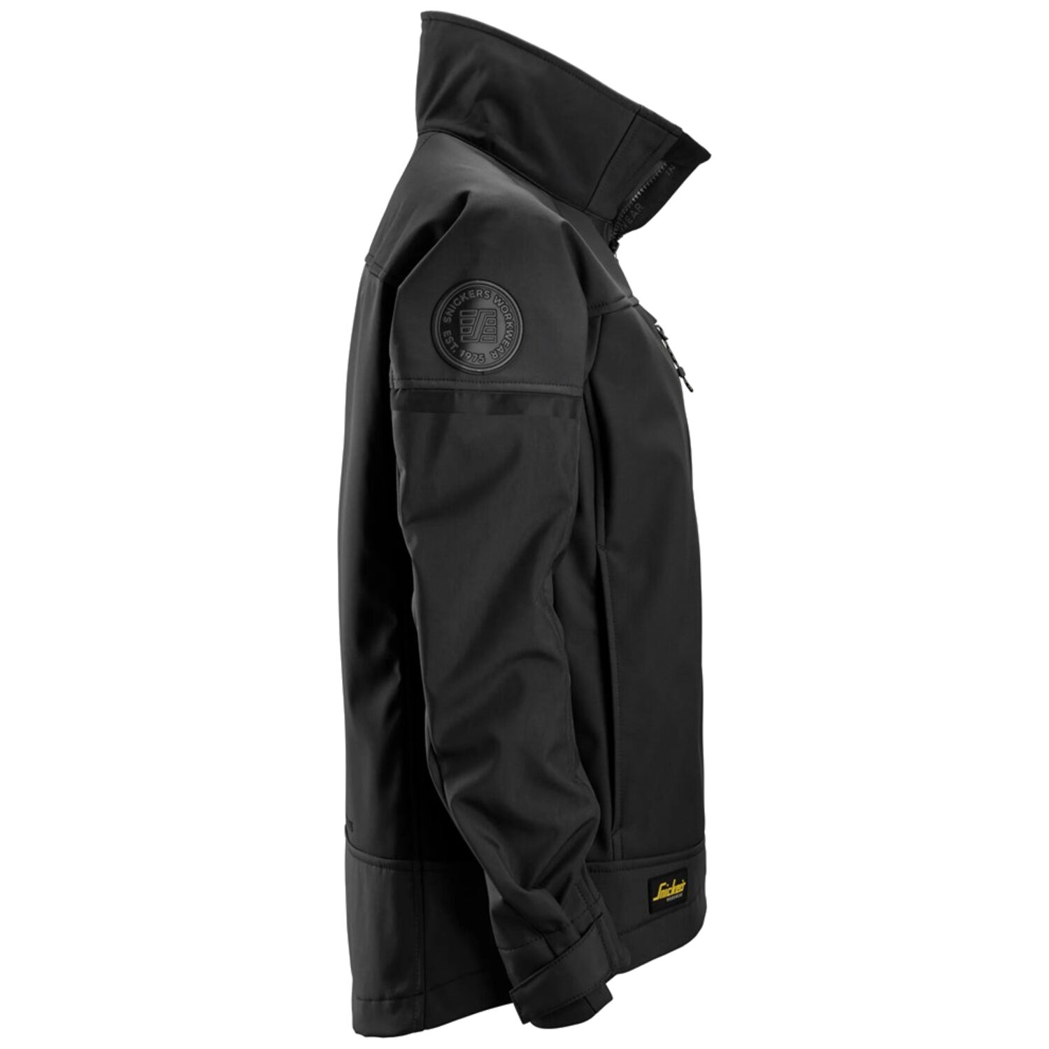 Damen Softshelljacke "1276" in schwarz, L - Thumbnail 4