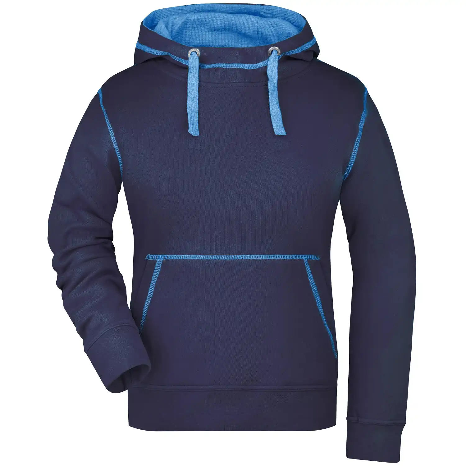 Damen Lifestyle Kapuzen-Sweatshirt "JN960" in navy, L - Thumbnail 1