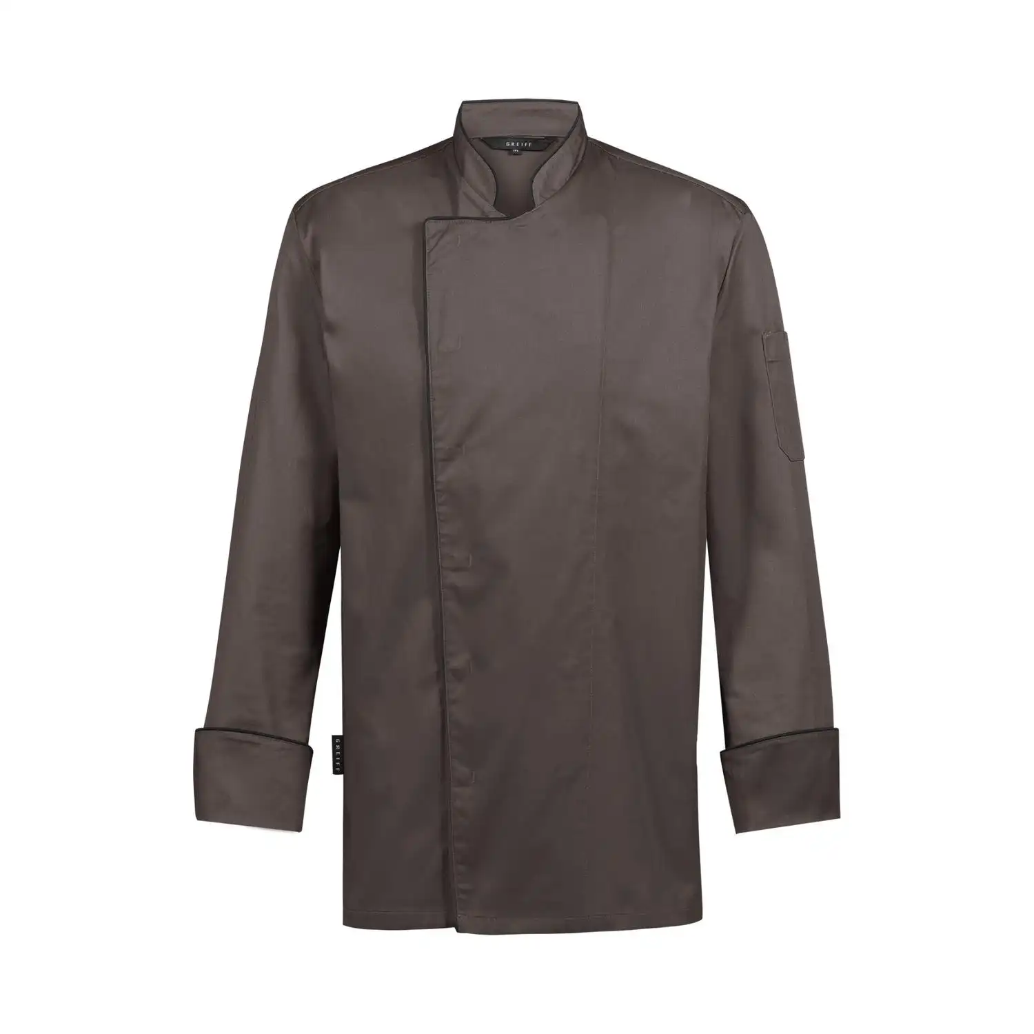 Kochjacke "5581" in braun, L - Thumbnail 1