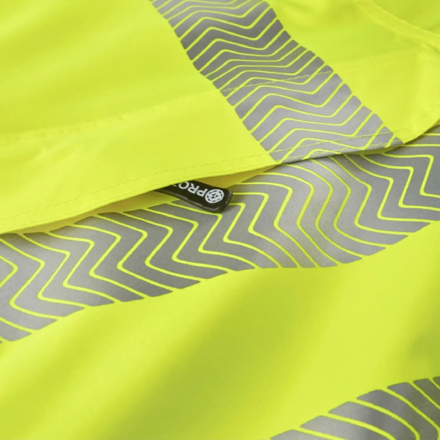 Warn- & Wetterschutzjacke "TAMPA" in leuchtgelb/grau, L - Thumbnail 3