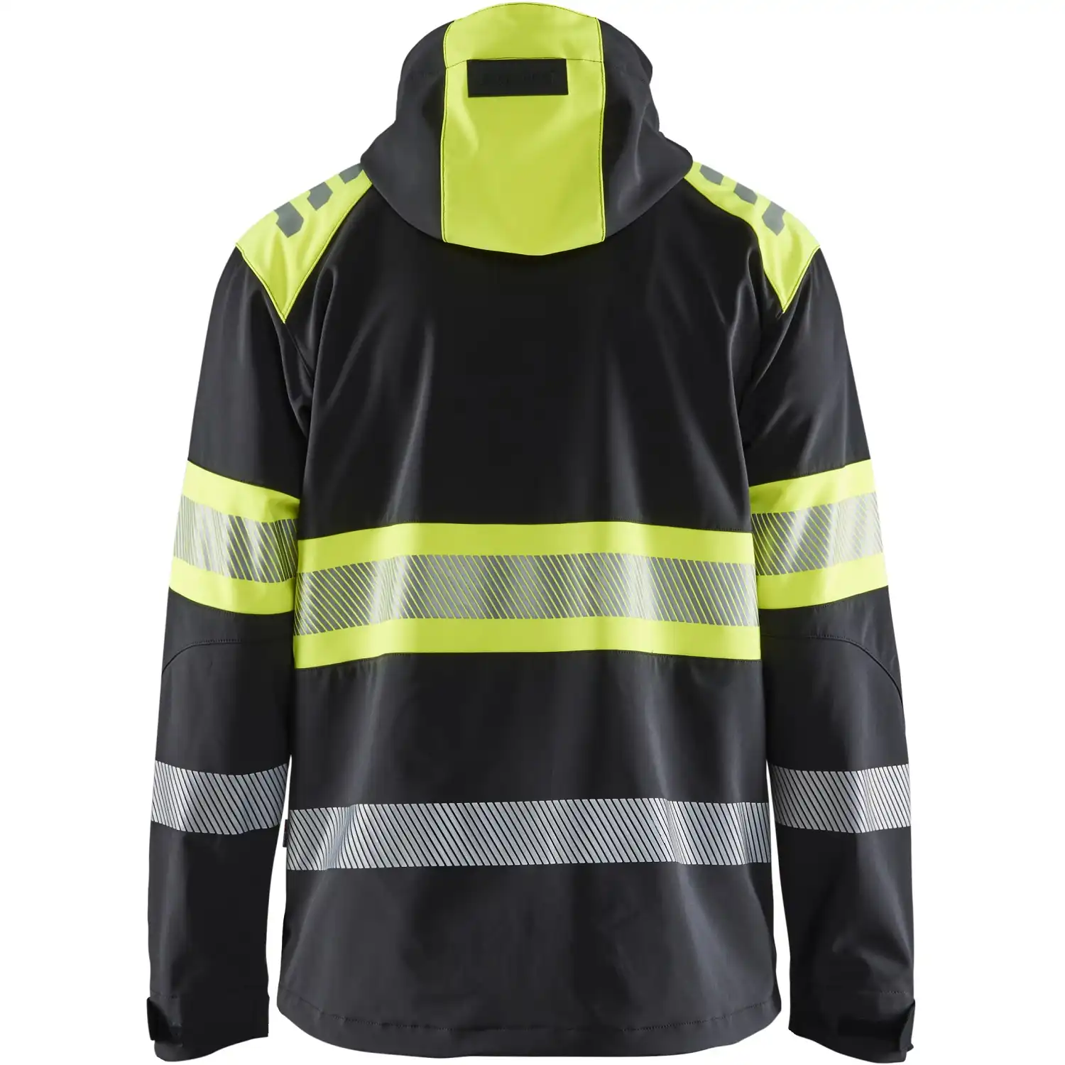 Warnschutz Softshelljacke "4494" in schwarz/gelb, L - Thumbnail 2