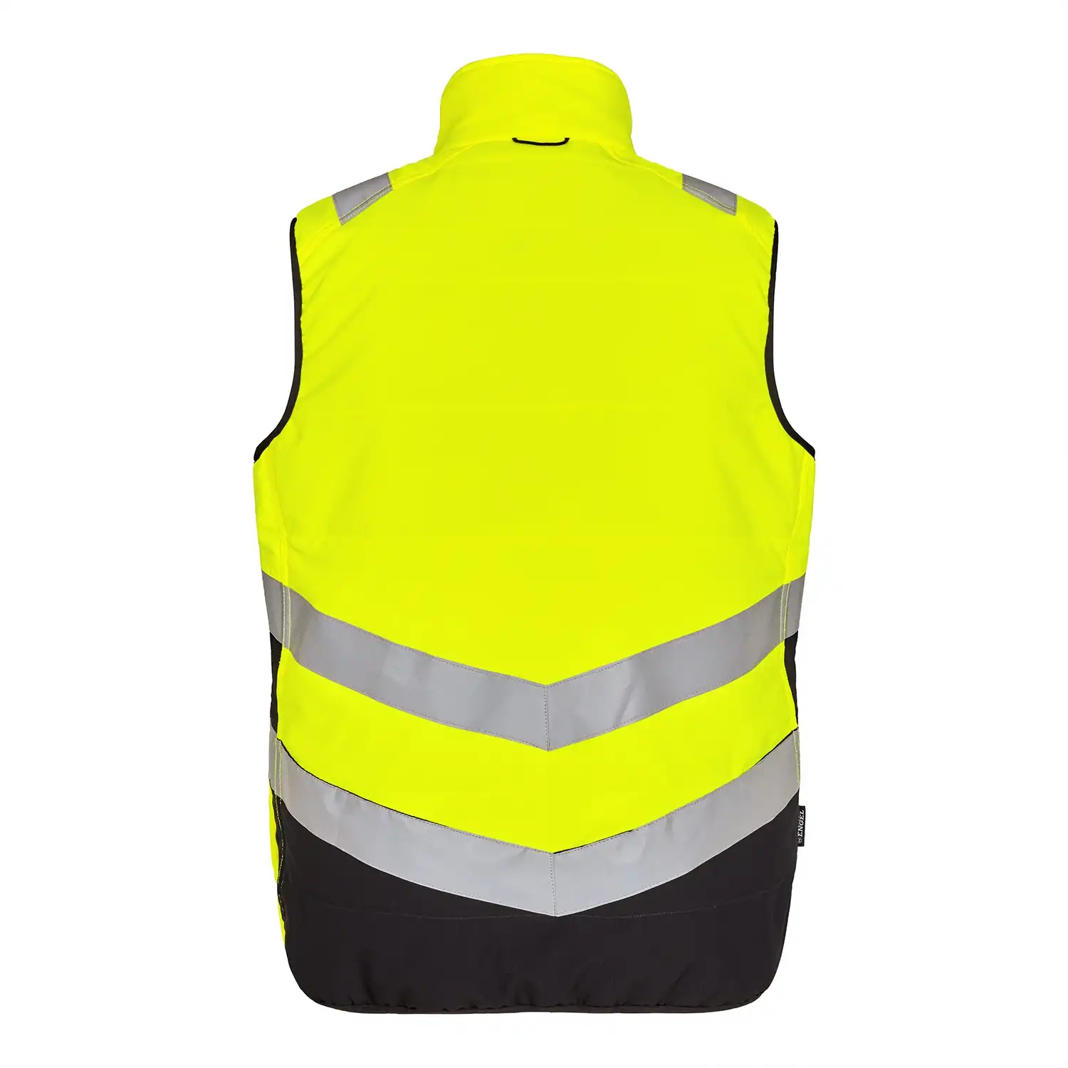 Zip-In Warnschutz Steppweste "5159-158" Safety Kl. 1 in gelb/schwarz, M - Thumbnail 2