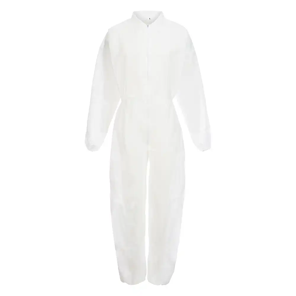 PP-Einwegoverall mit Kragen weiß | 50 Stk. pro Karton in XXL - Bild 1