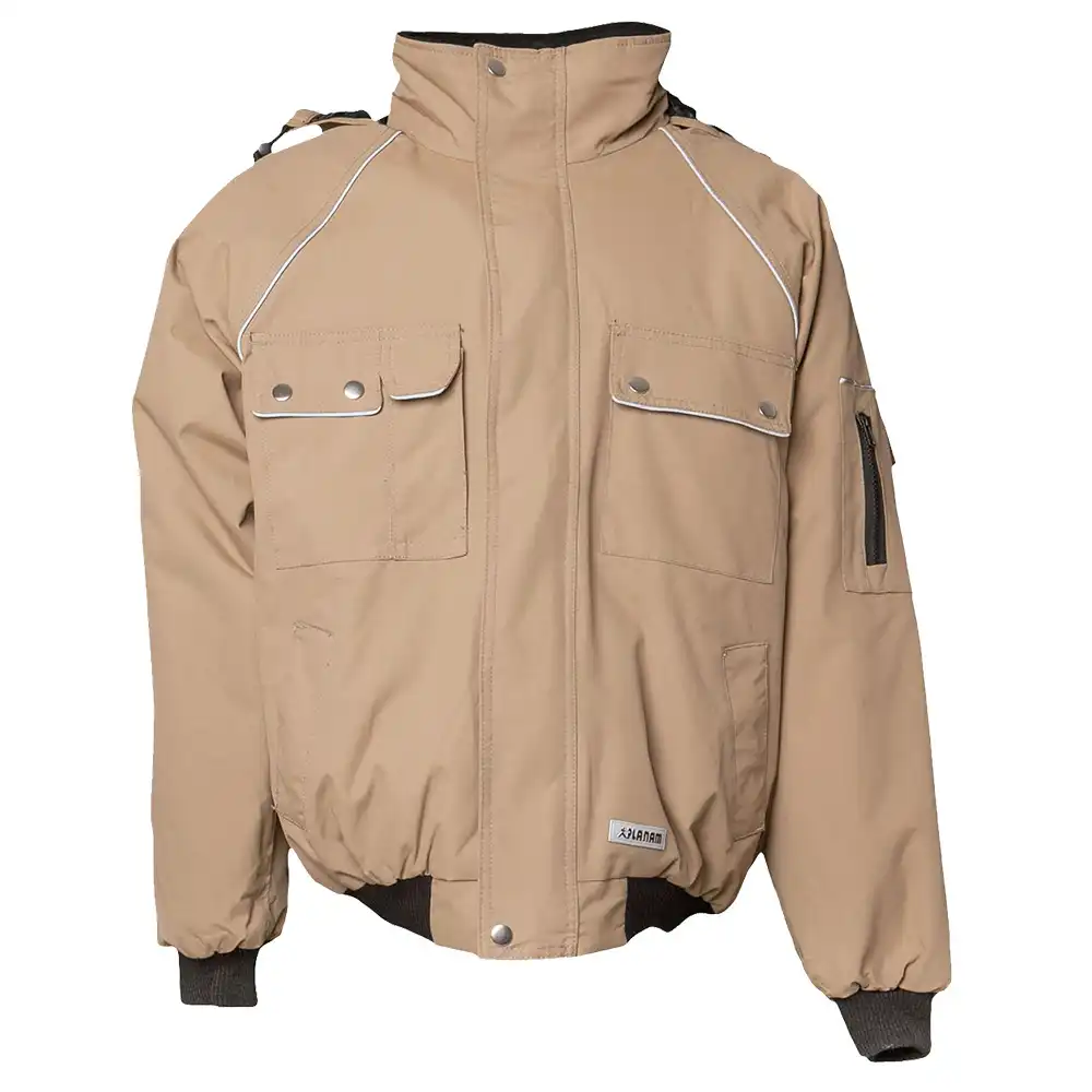 Winter-Blouson "CANVAS 320" in khaki/Schwarz, L - Bild 1
