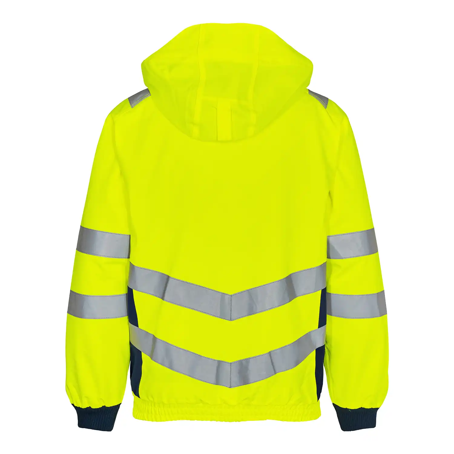 Warnschutz Regenjacke "1246-930" Safety Kl. 3 in gelb/marine, L - Thumbnail 2