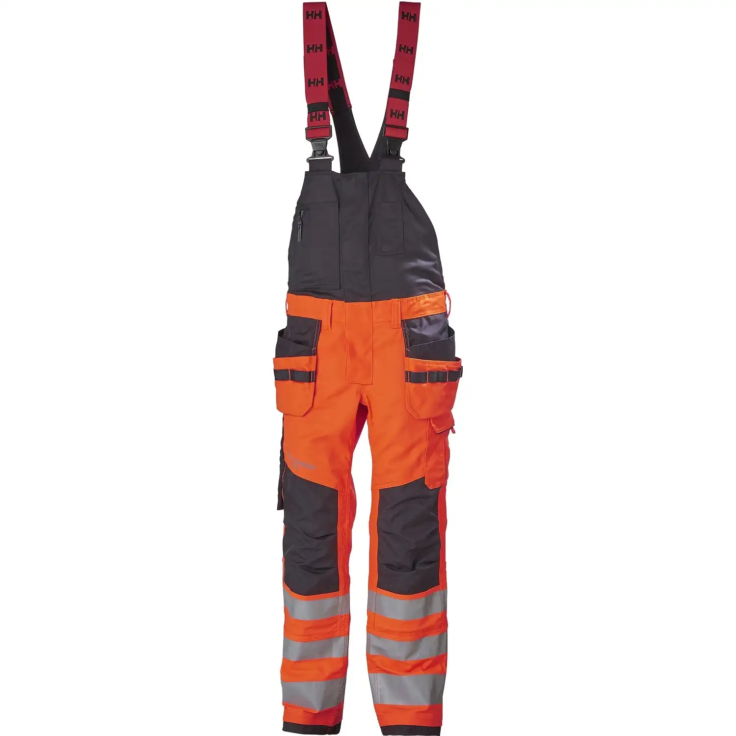Warnschutz Handwerker-Latzhose "ALNA 2.0" in orange/schwarz, C54 - Thumbnail 1