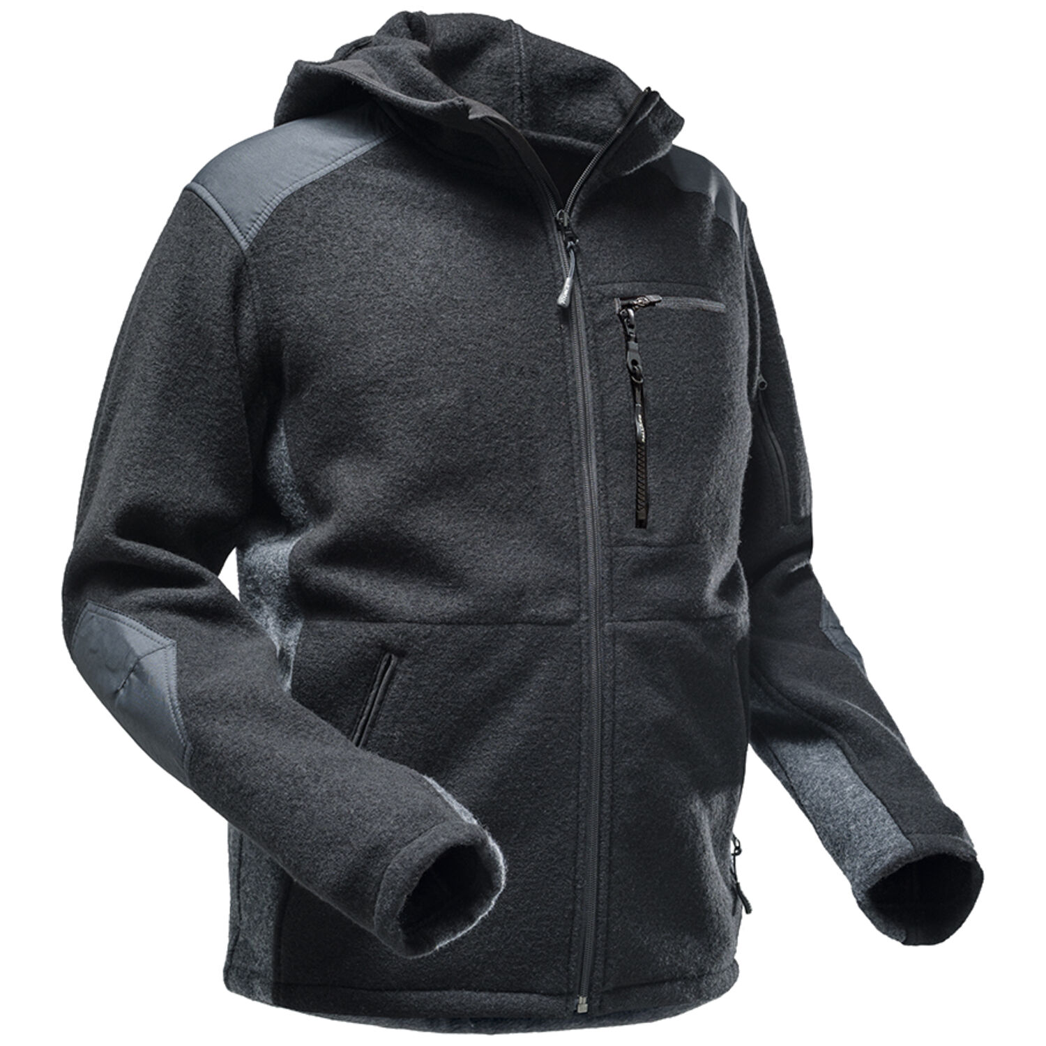 Kapuzenjanker "WOOLTEC" in 3XL - Thumbnail 1