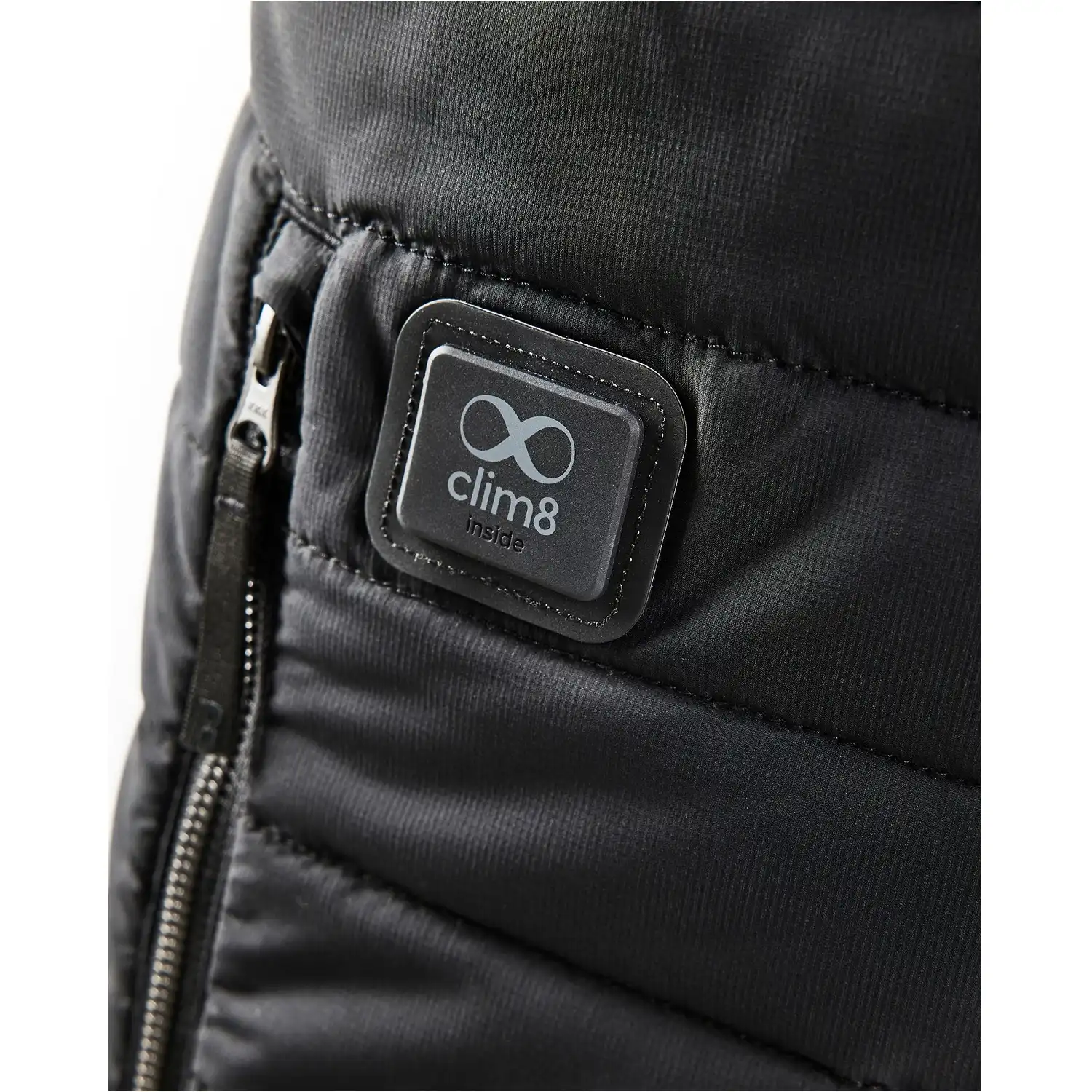 Selbstheizen. Damen Steppweste "3881" schwarz in M - Thumbnail 3