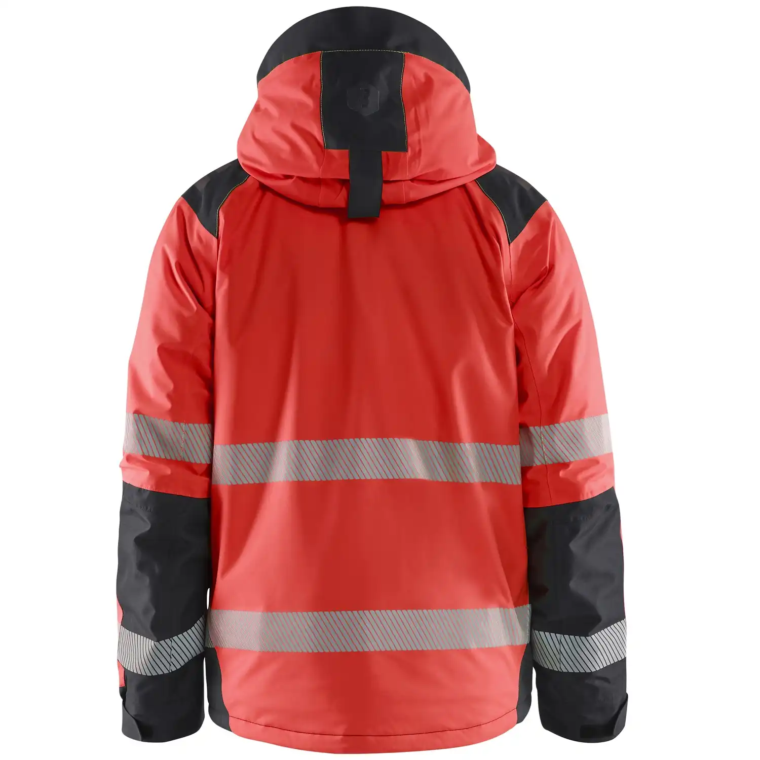 Warnschutz Winterjacke Kl. 3 "4455" in rot/schwarz, XXL - Thumbnail 2