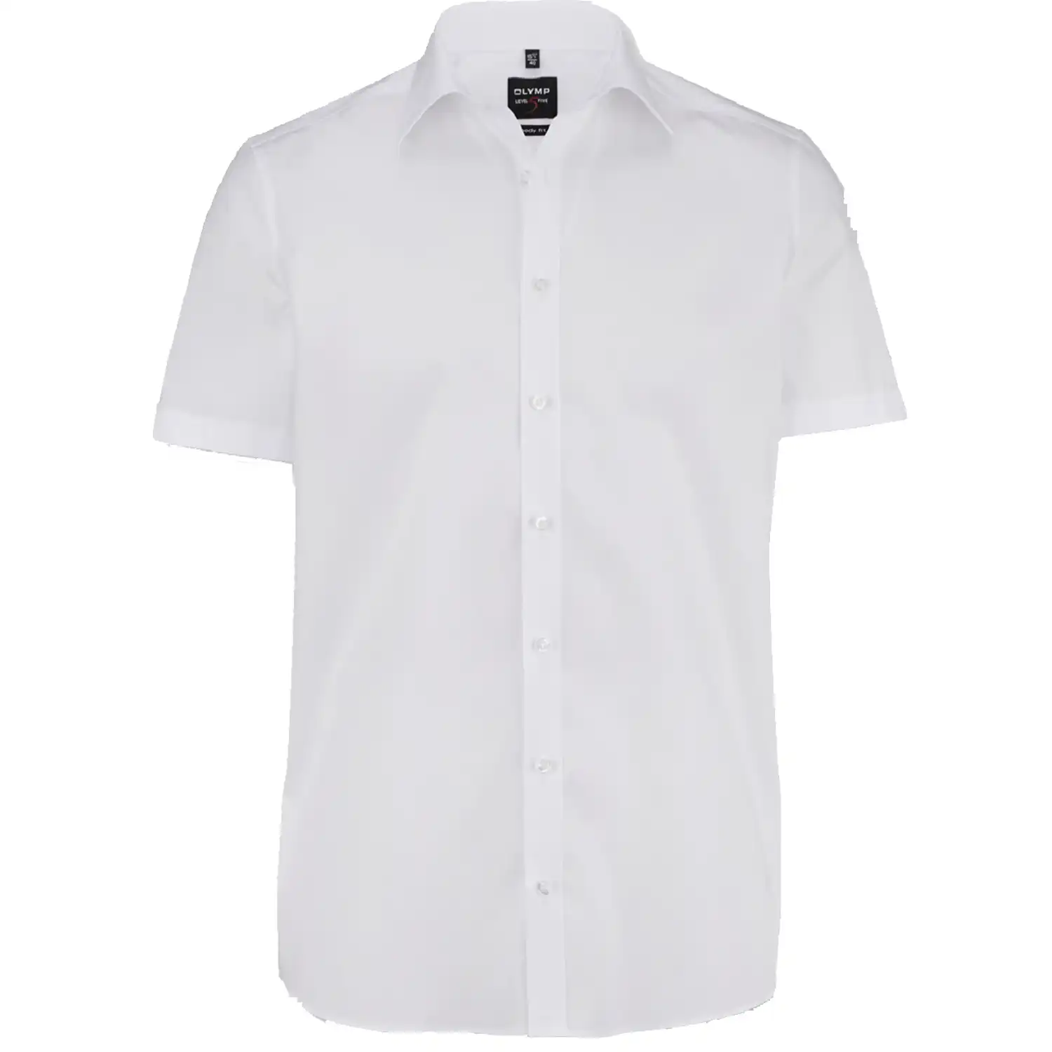 Hemd "LEVEL FIVE Body fit" kurzarm weiß  in 44 - Bild 1