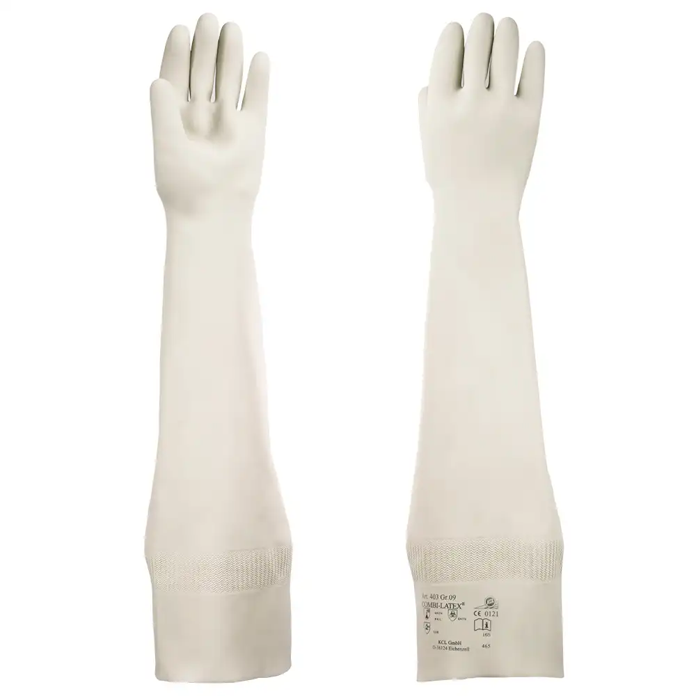 Latex-Chemikalien-Handschuhe 60cm "COMBI LATEX" 403 in 10 (XL) - Bild 1