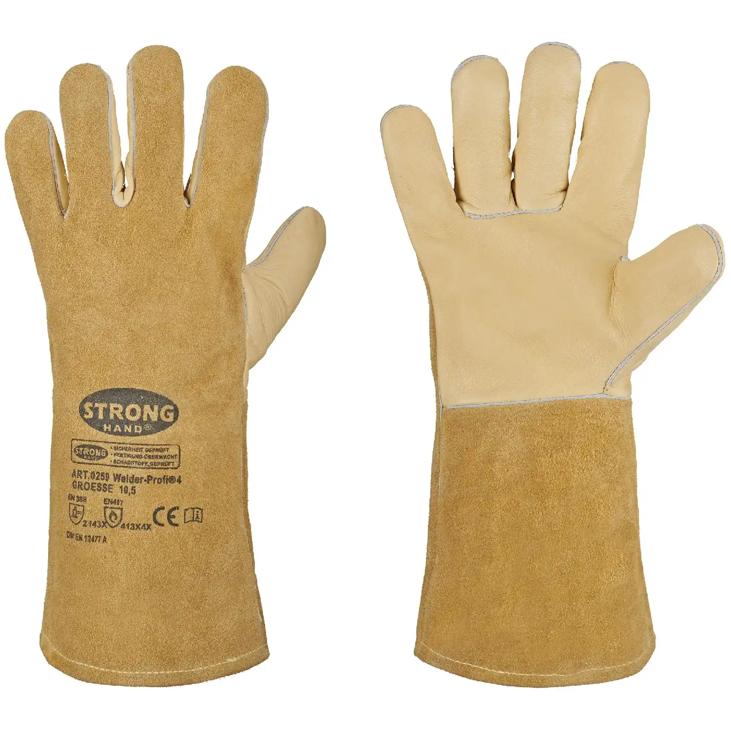 Schweisser-Schutzhandschuhe "Welder-Profi® 4" in 10 (XL) - Bild 1