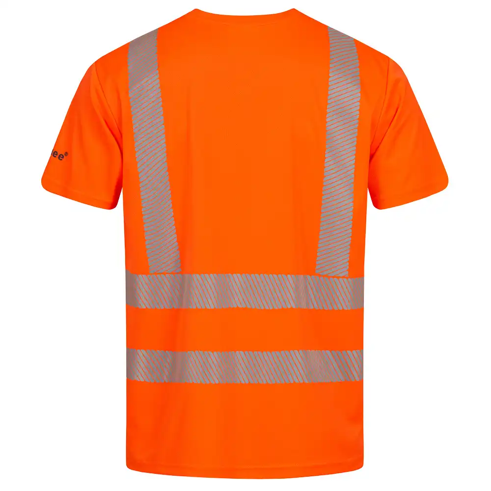 Warnschutz T-Shirt UV-Schutznature in Orange, L - Thumbnail 2