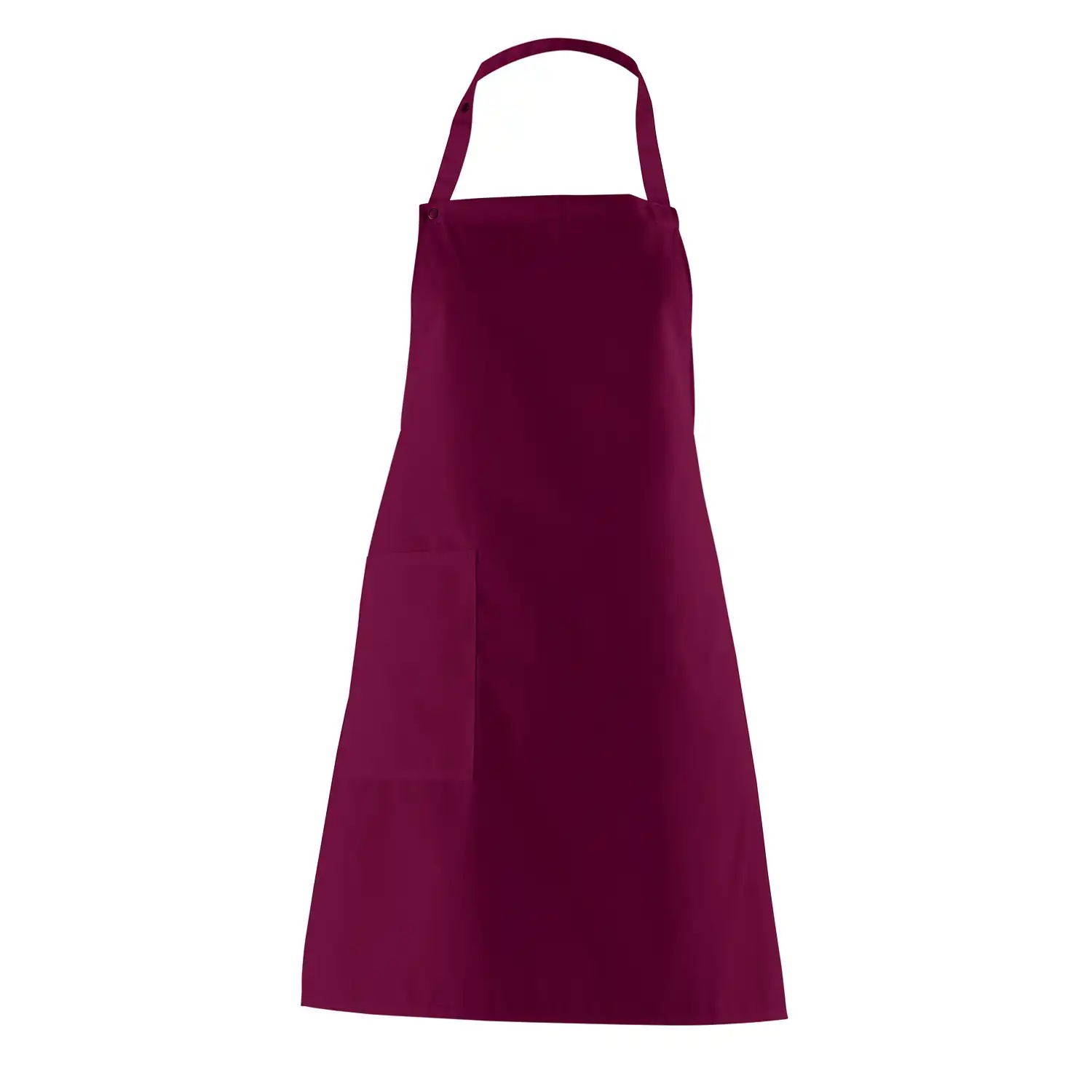 Latzschürze "11/473" in bordeaux - Bild 1