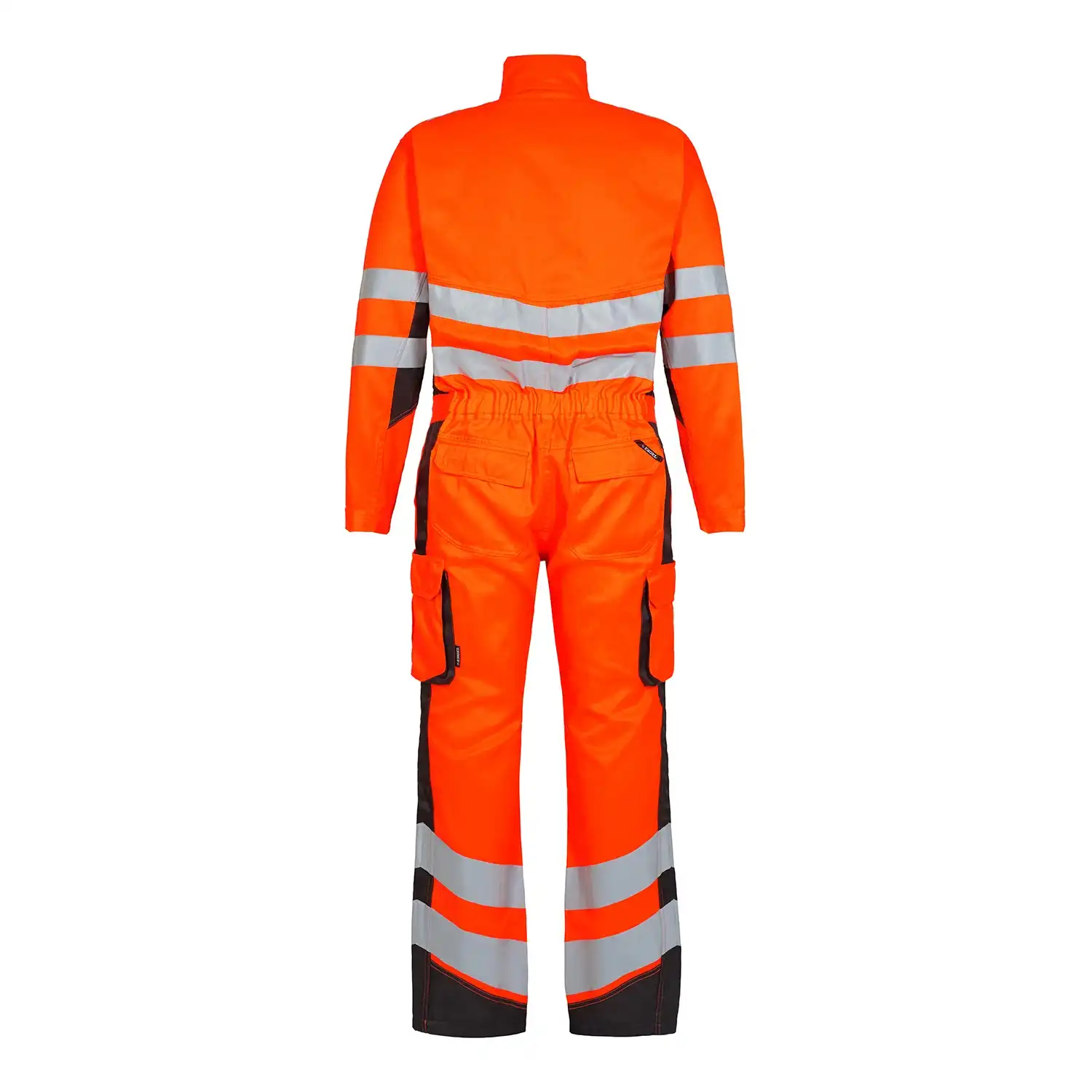 Warnschutz Overall "4545-319" Safety Kl. 3 in orange/grau, 6XL - Thumbnail 2