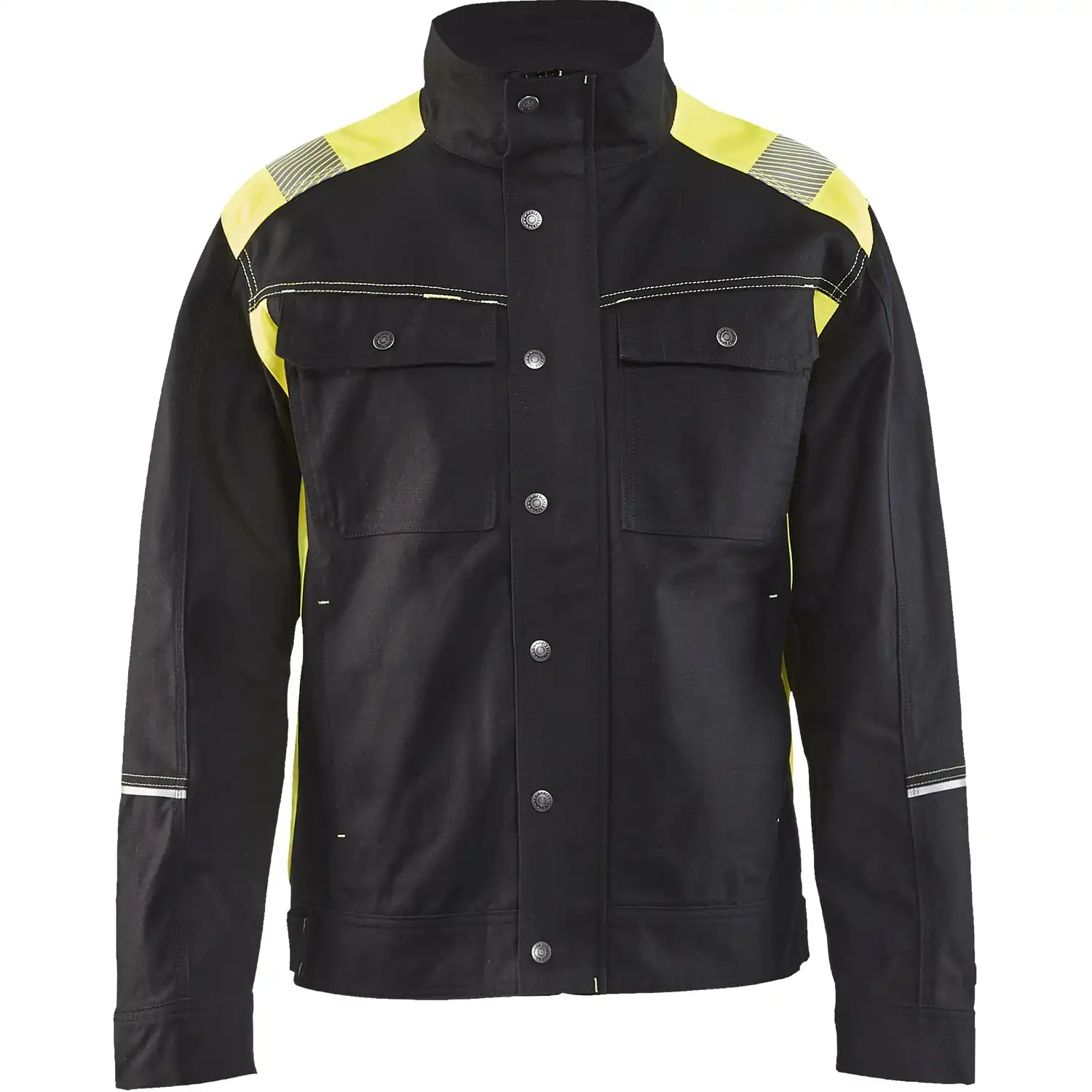 Handwerker-Bundjacke "4095" in schwarz/gelb, XL - Thumbnail 1