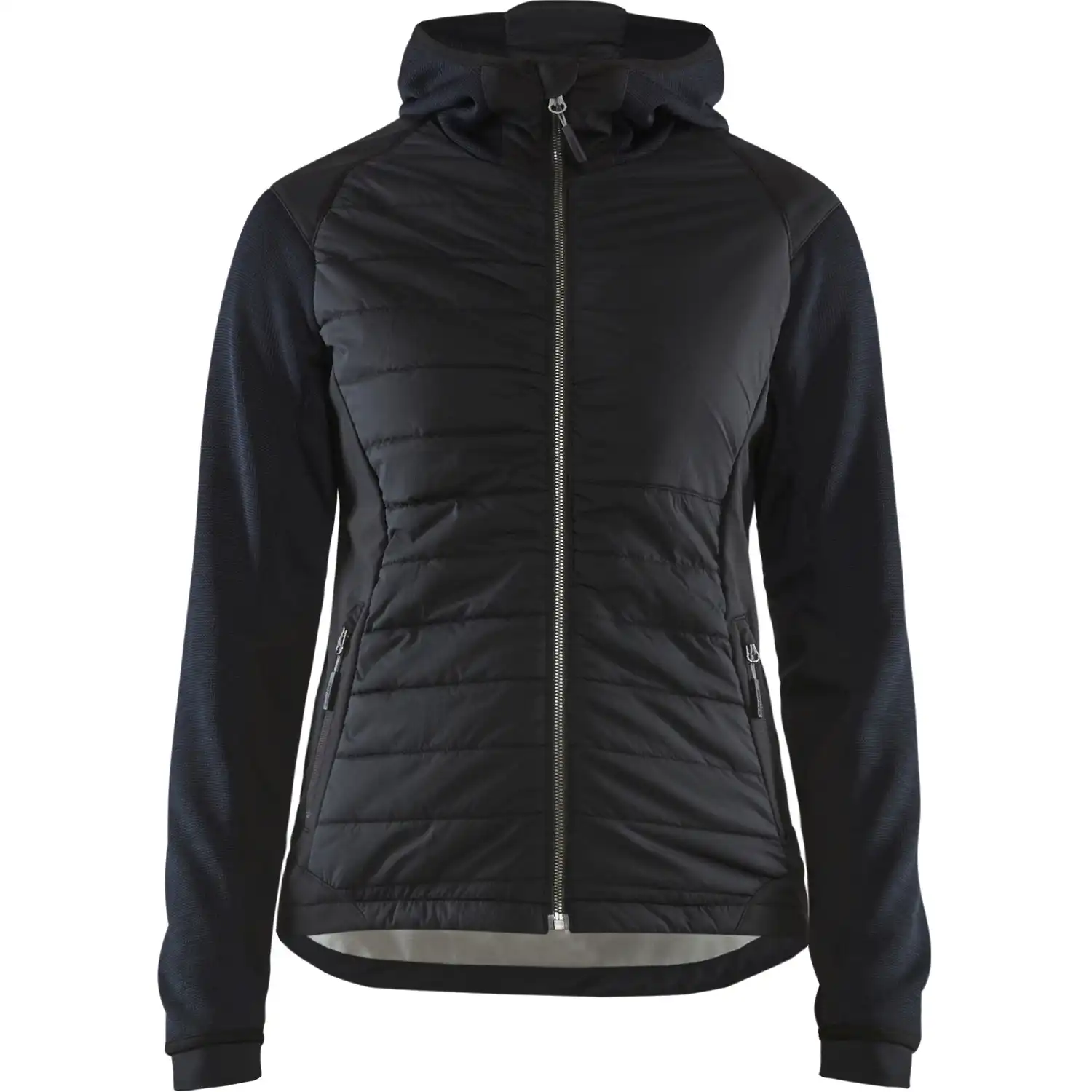 Damen Hybridjacke "5931" in Dunkelmarine/Schwarz, XL - Thumbnail 1