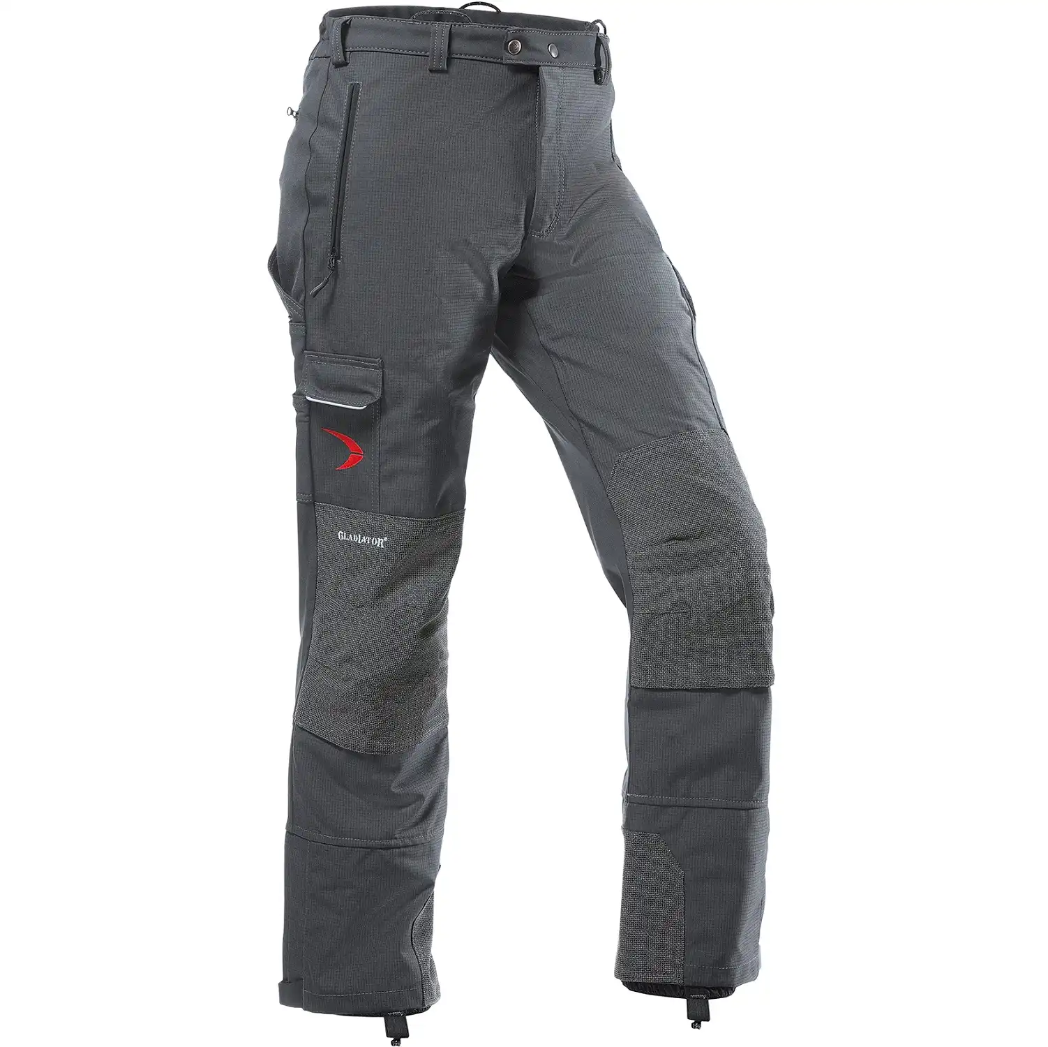 Outdoor Bundhose "GLADIATOR" in grau, L - kurz - Bild 1