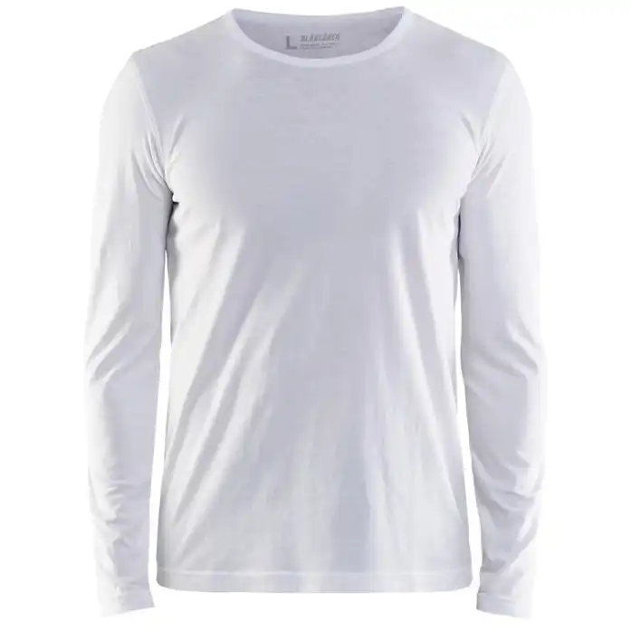 Langarmshirt "3500" in XL, Weiß - Thumbnail 1