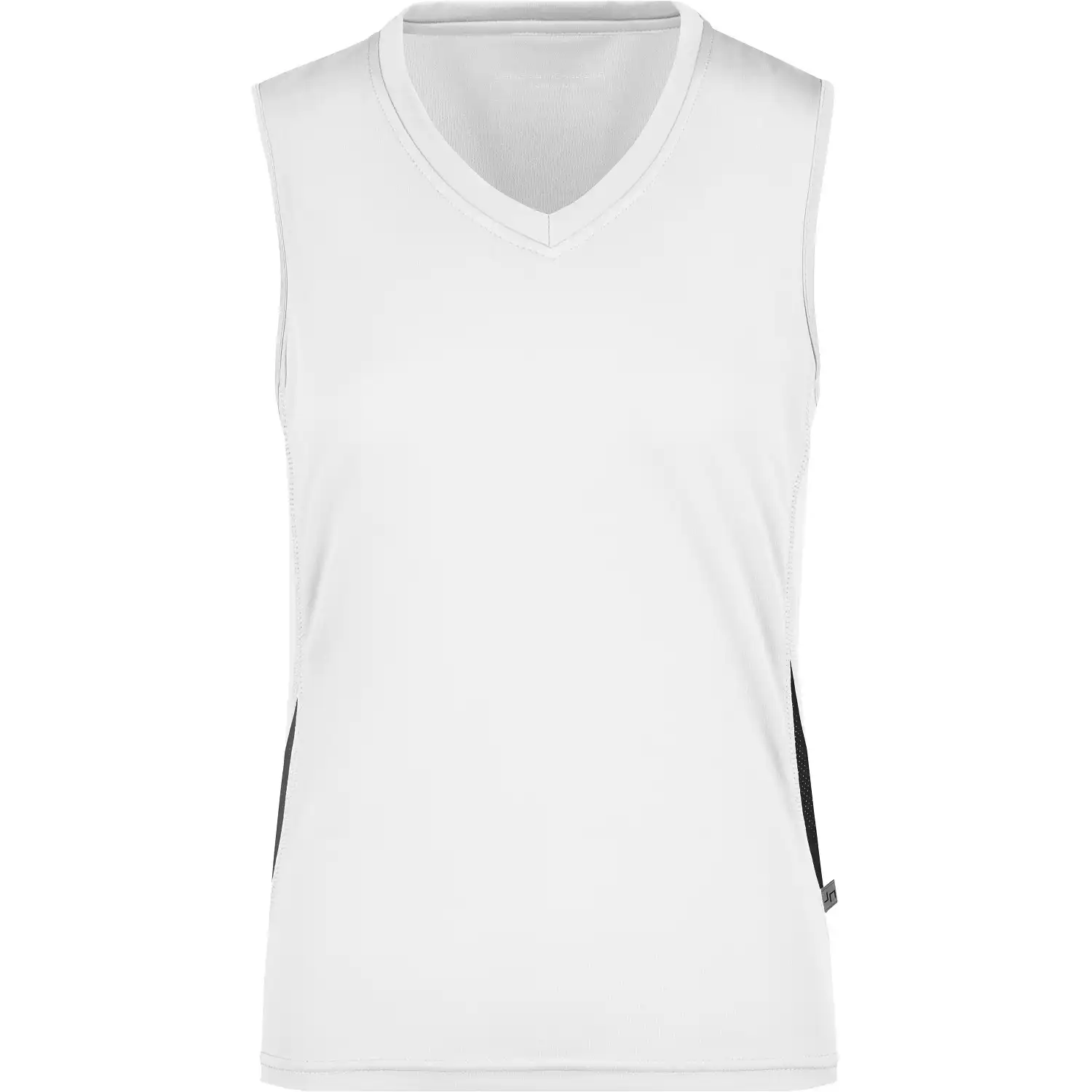 Damen Funktions-Lauftop "JN315" in white/black, L - Bild 1