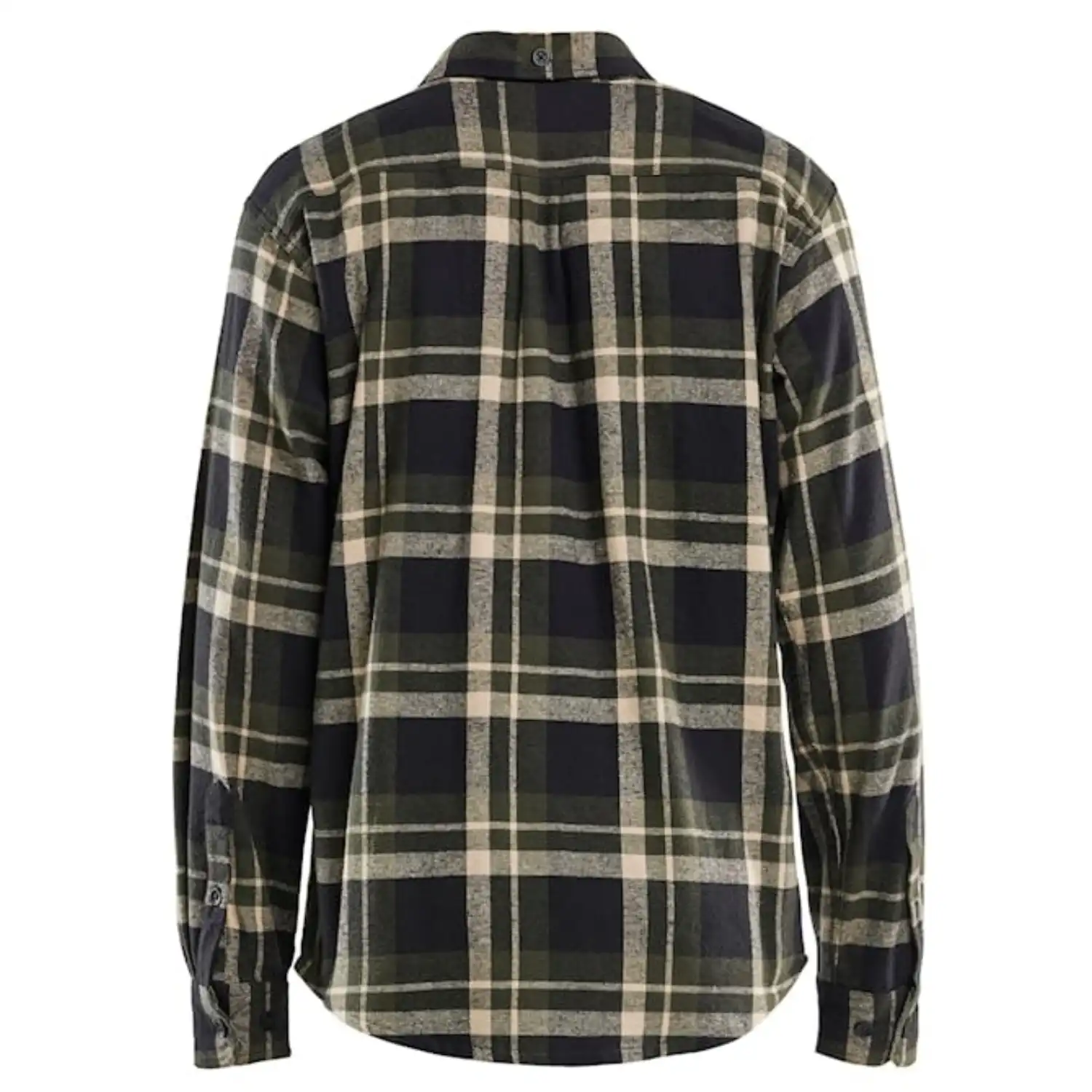 Flanellhemd "STRIKER" in waldgrün/schwarz, 3XL - Thumbnail 4