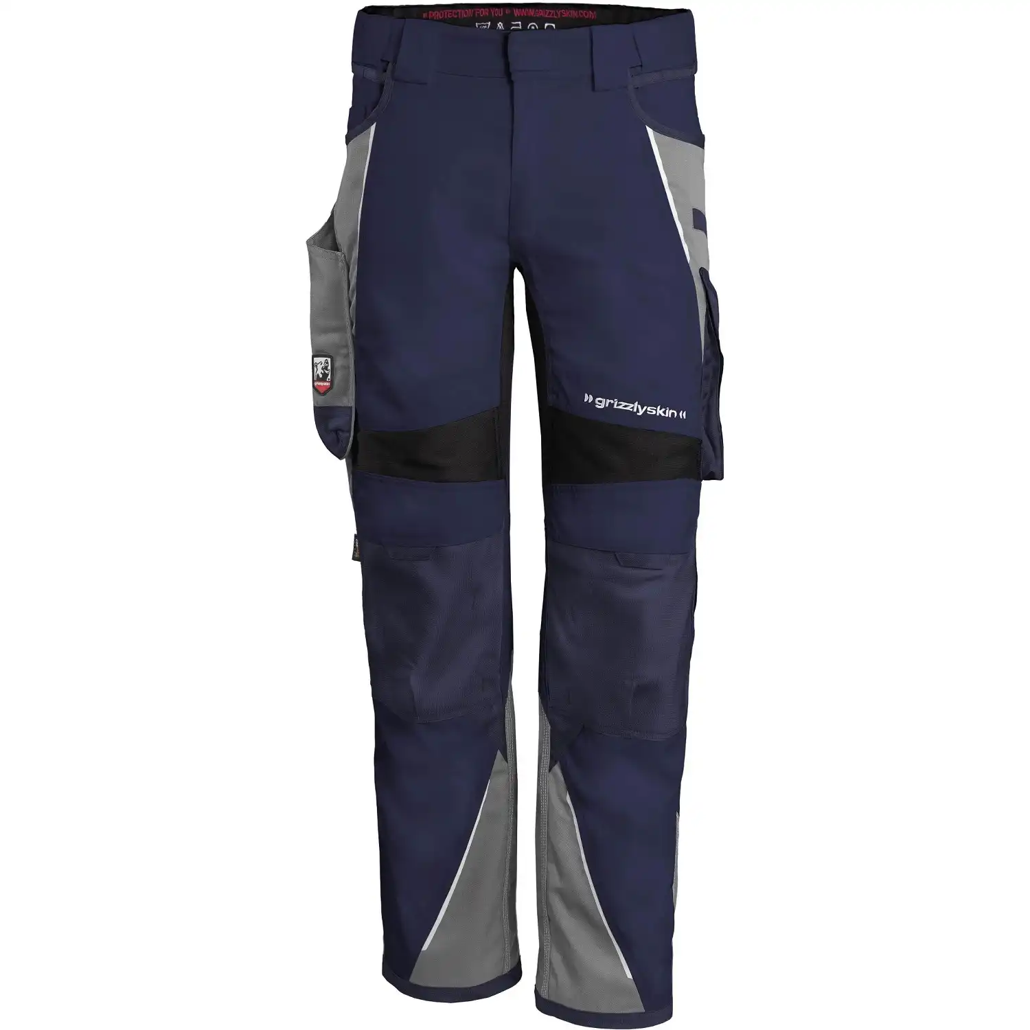 Bundhose "IRON" in marine/grau, S42 (kurz) - Thumbnail 1