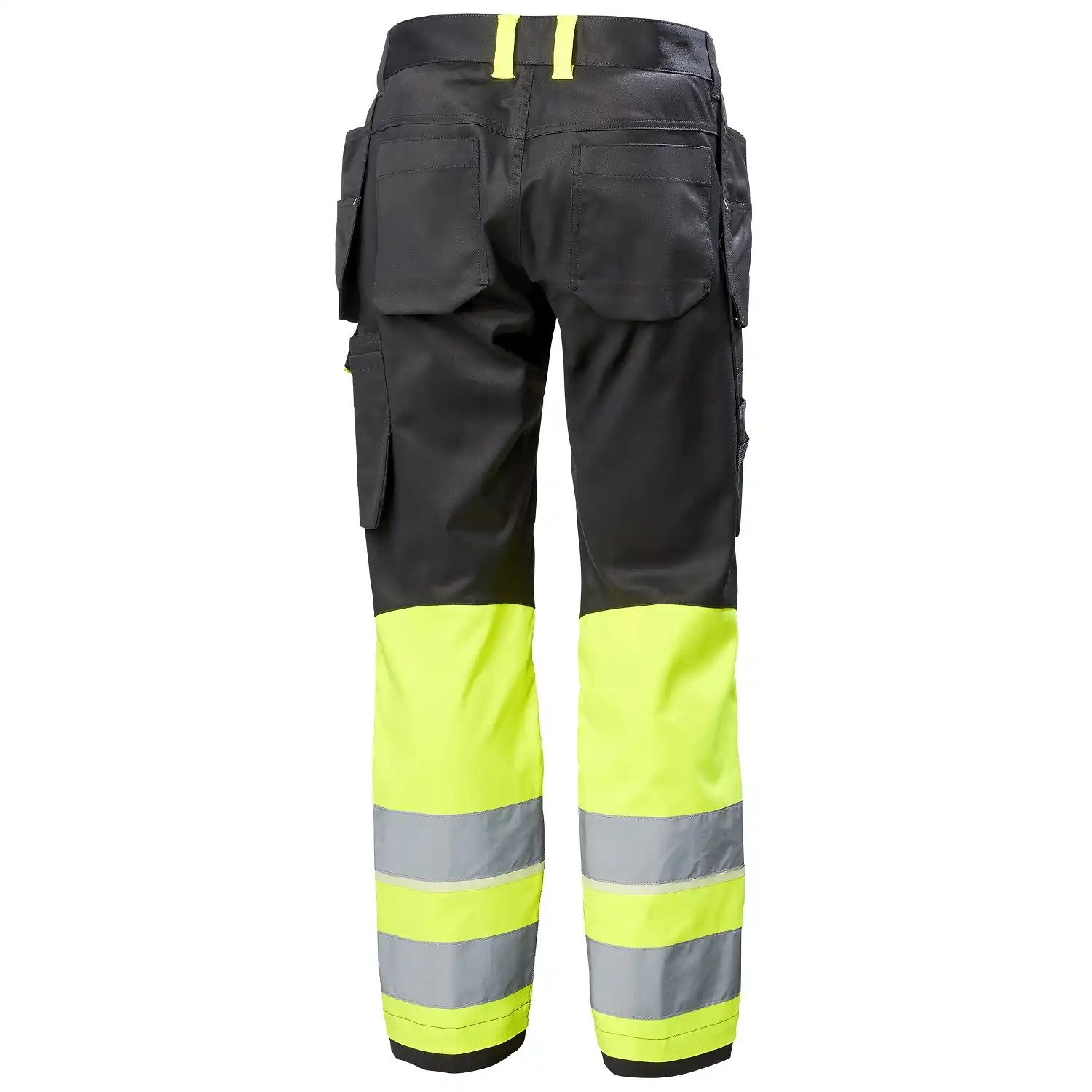 Warnschutz Handwerkerhose Kl. 1 "UC-ME" Nachtleuchtend in gelb/schwarz, C152 - Thumbnail 2