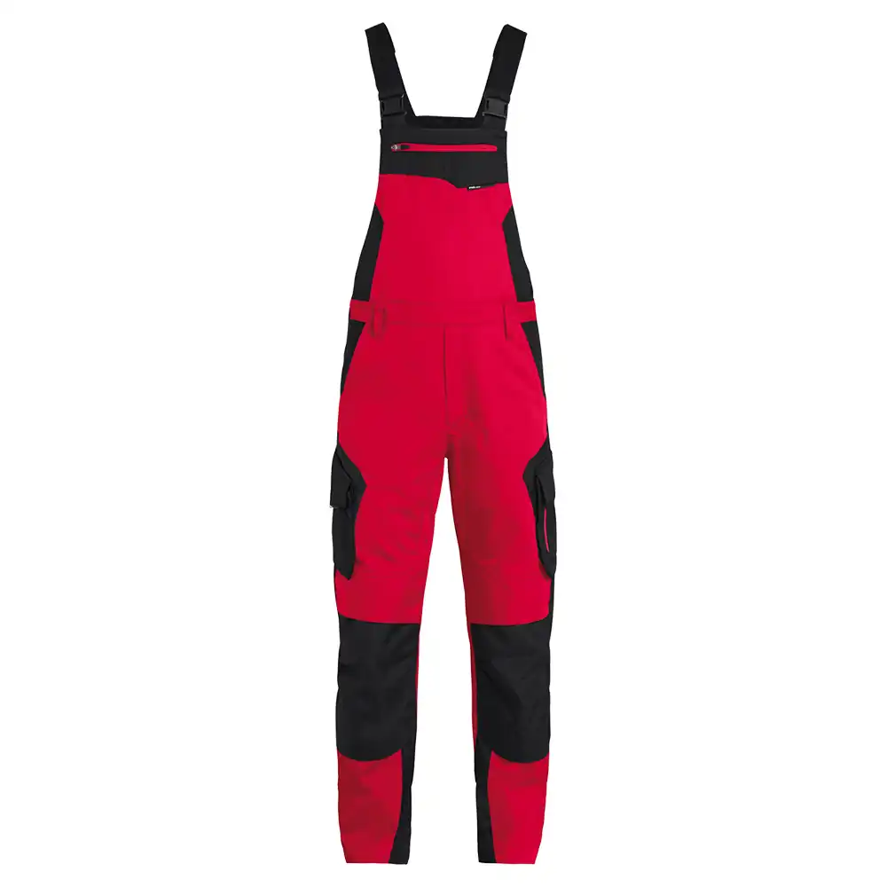 Latzhose "PASCAL" in rot/schwarz, 62 - Thumbnail 1