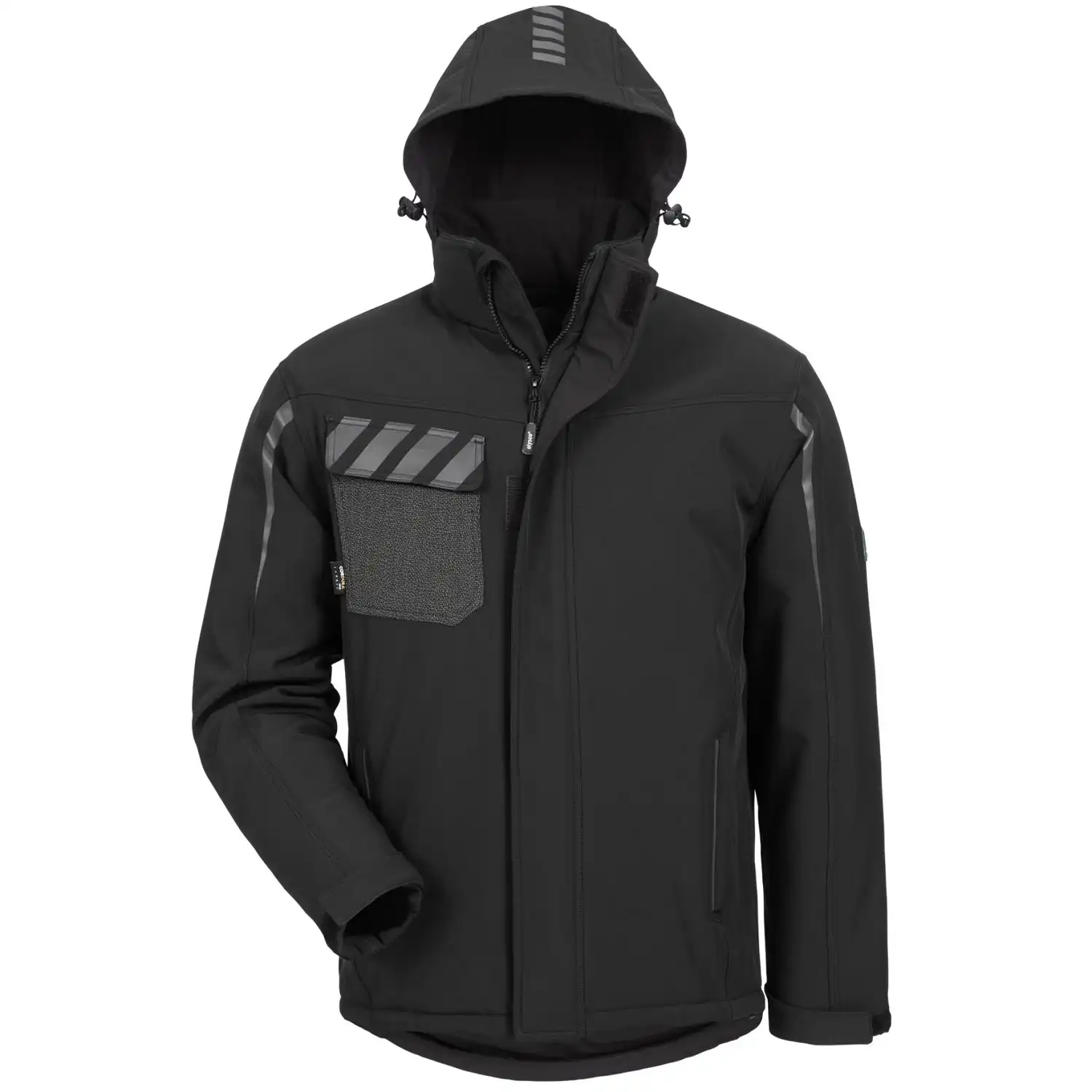 Winter Softshelljacke "NAXOS/POROS"  in schwarz, M - Bild 1