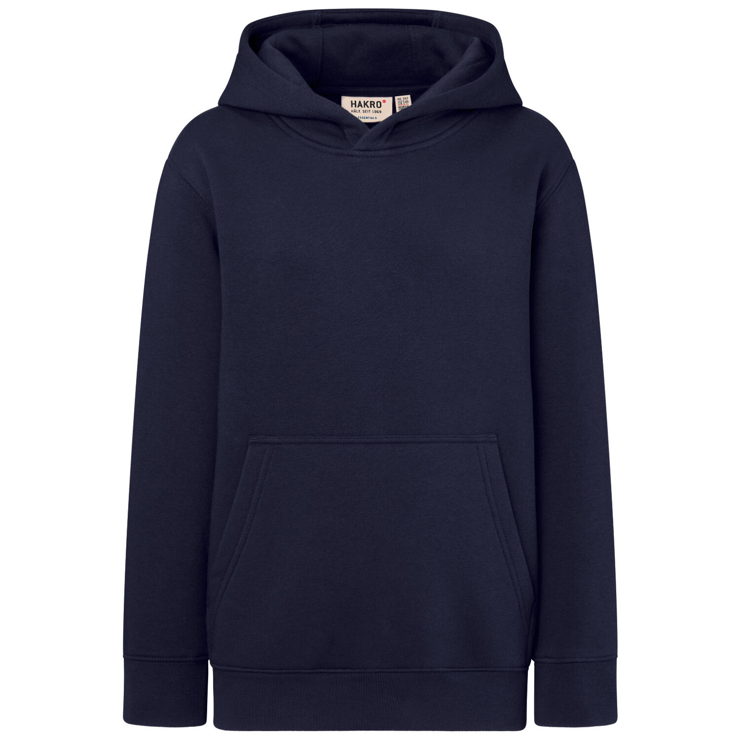 Kinder Hoodie Bio-Baumwolle "562" in tinte, 110/116 - Thumbnail 1