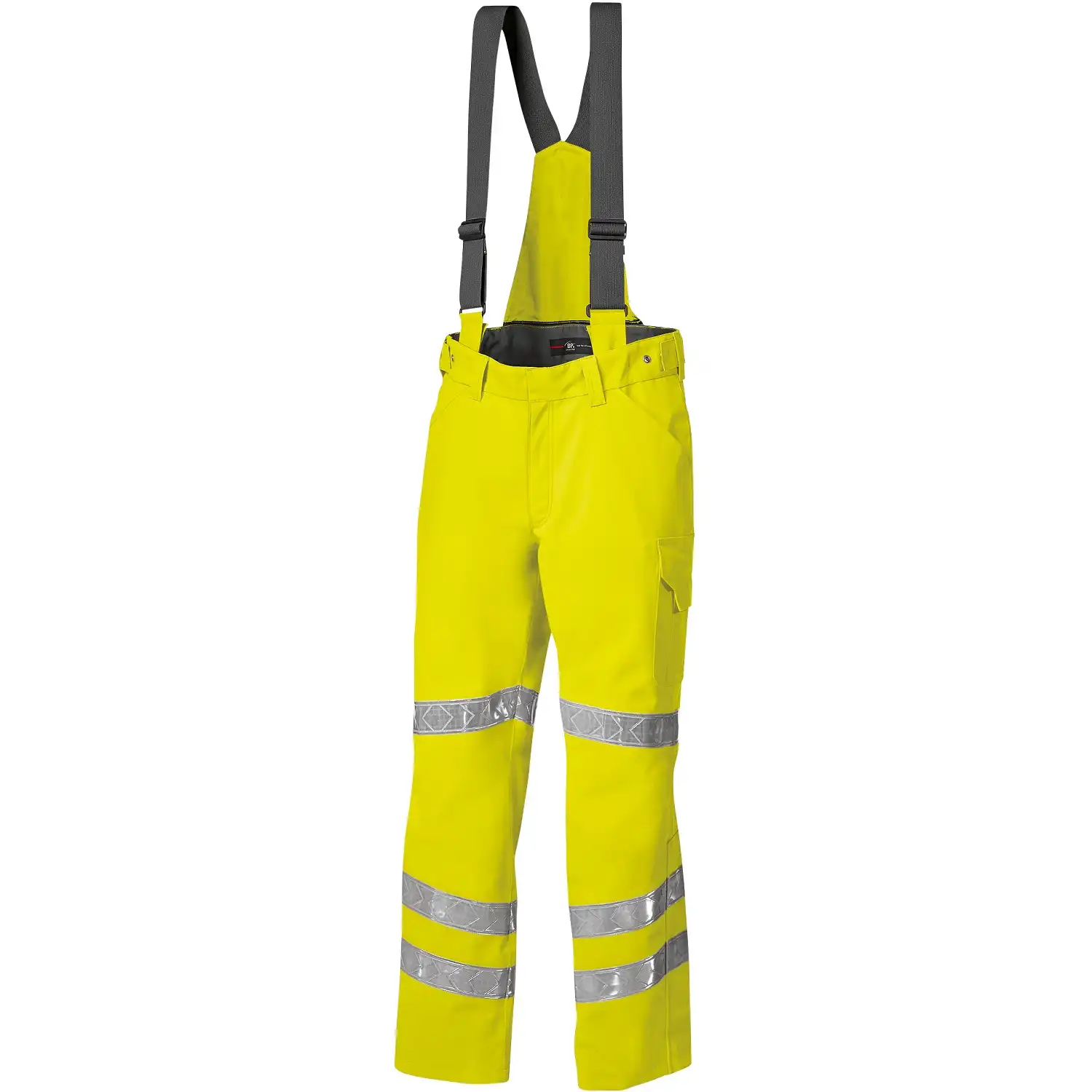 Warnschutz Regenhose "2019-880" Hi-Vis Comfort in warngelb, XS - Thumbnail 1