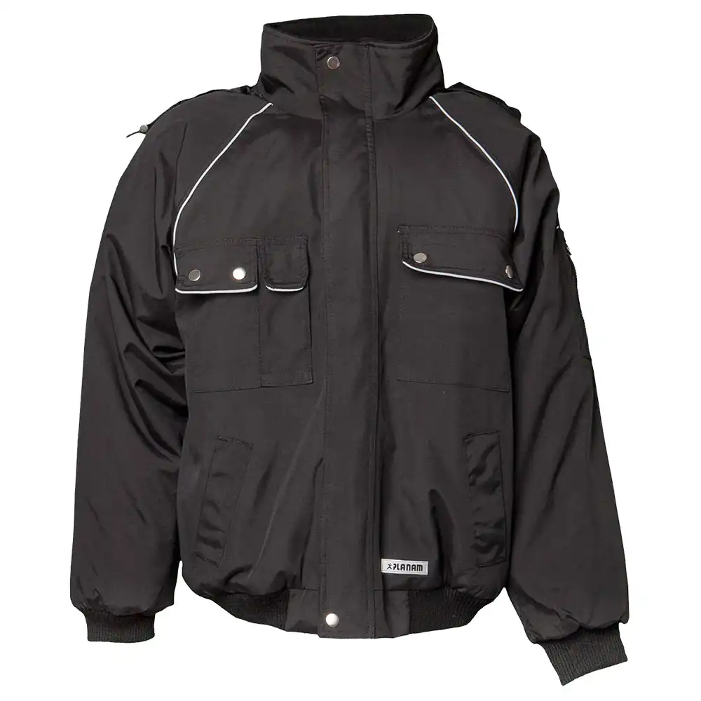 Winter-Blouson "CANVAS 320" in schwarz, 4XL - Thumbnail 1