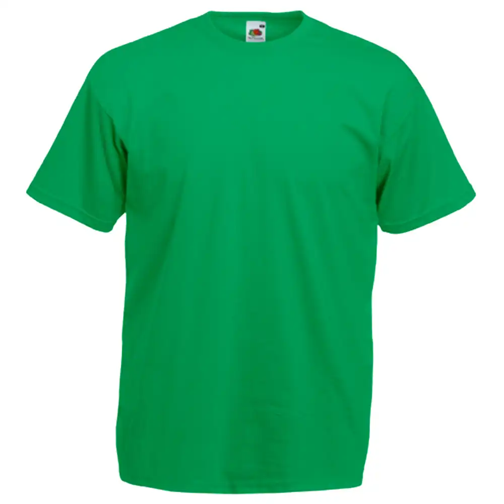 T-Shirt "F140" 100% Baumwolle Valueweight in kelly green, L - Bild 1
