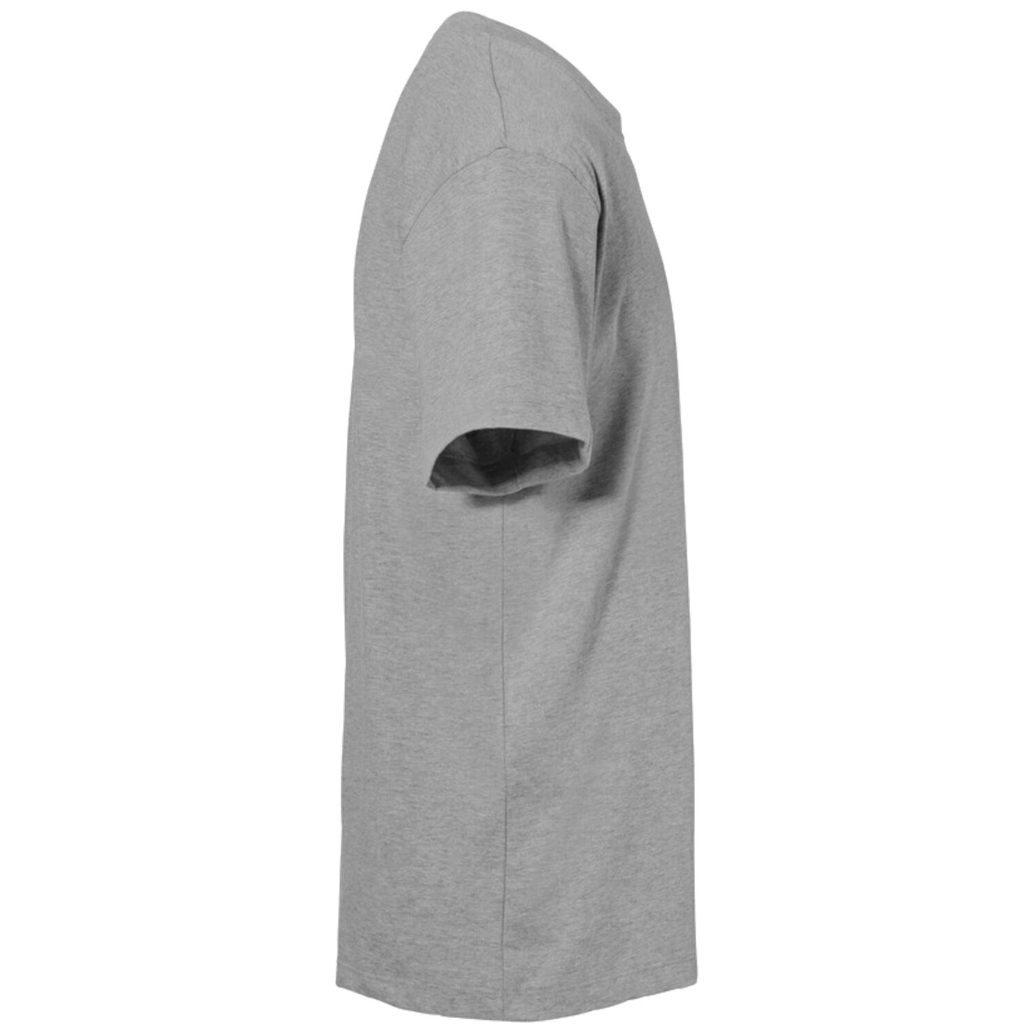 T-Shirt "Classic" 292 in grau-meliert, L - Thumbnail 4