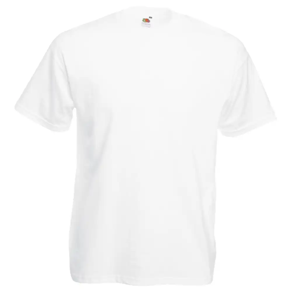 T-Shirt "F140" 100% Baumwolle Valueweight in white, XL - Bild 1