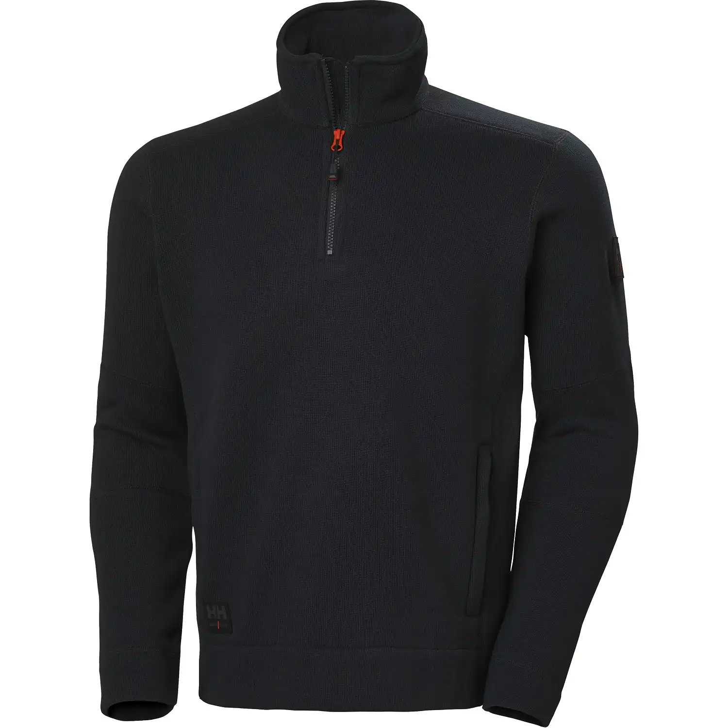 Strickfleece-Pullover "KENSINGTON" in schwarz, XXL - Thumbnail 1