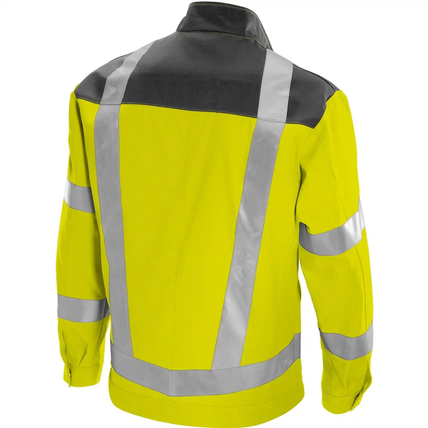Warnschutz Bundjacke "2012-845" Hi-Vis Comfort in warngelb/dunkelgrau, 44/46 - Thumbnail 2