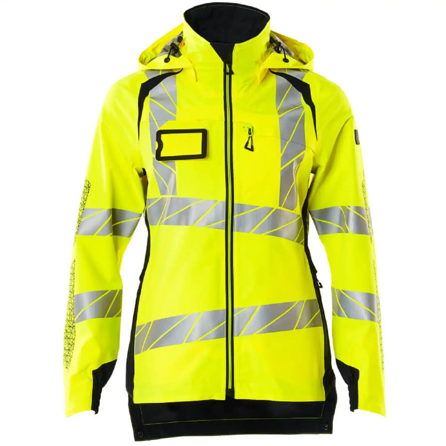 Damen Warnschutz Regenjacke "ACCELERATE SAFE" in gelb/schwarzblau, XXL - Bild 1