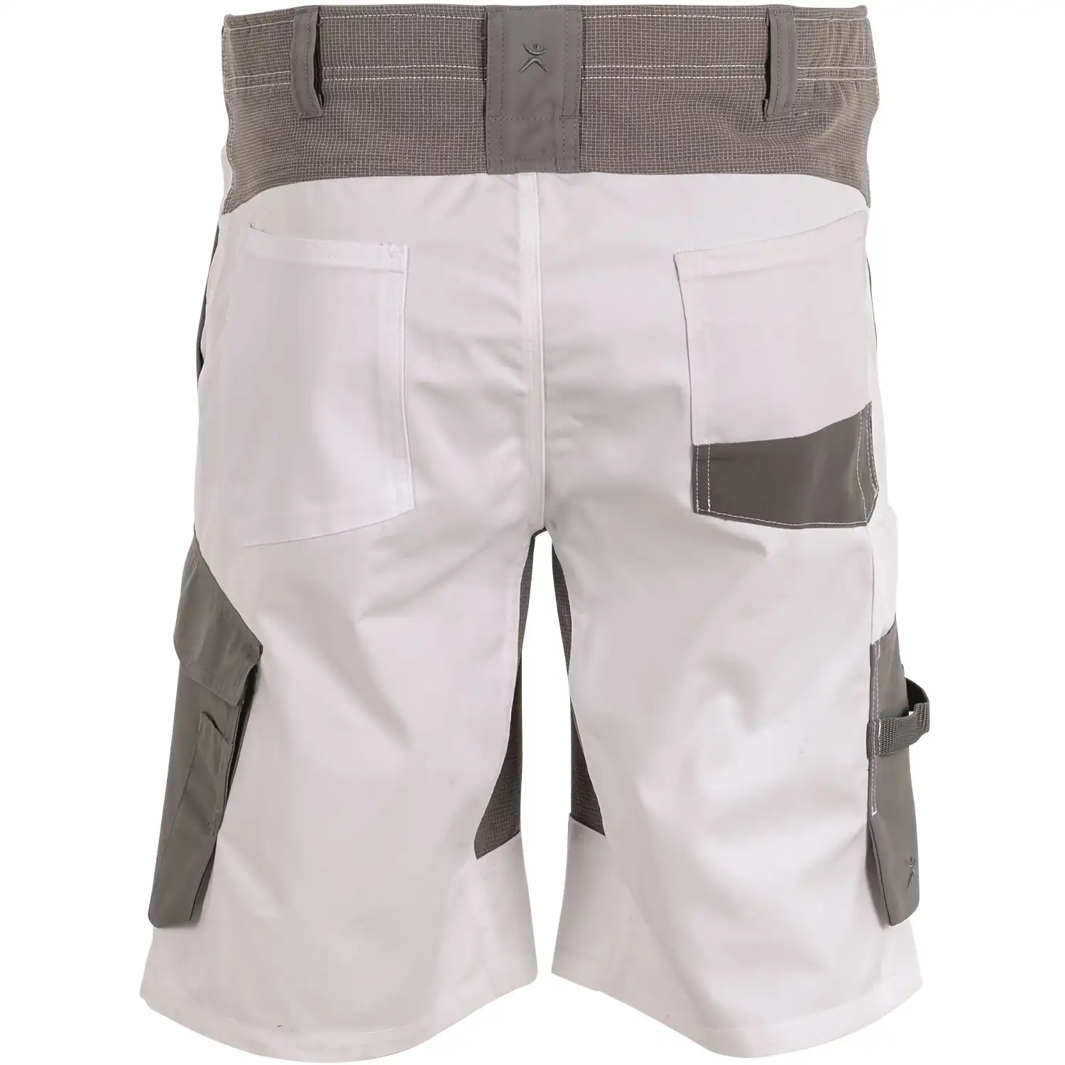 Stretch-Shorts "Norit" in weiß/zink, 4XL - Thumbnail 2