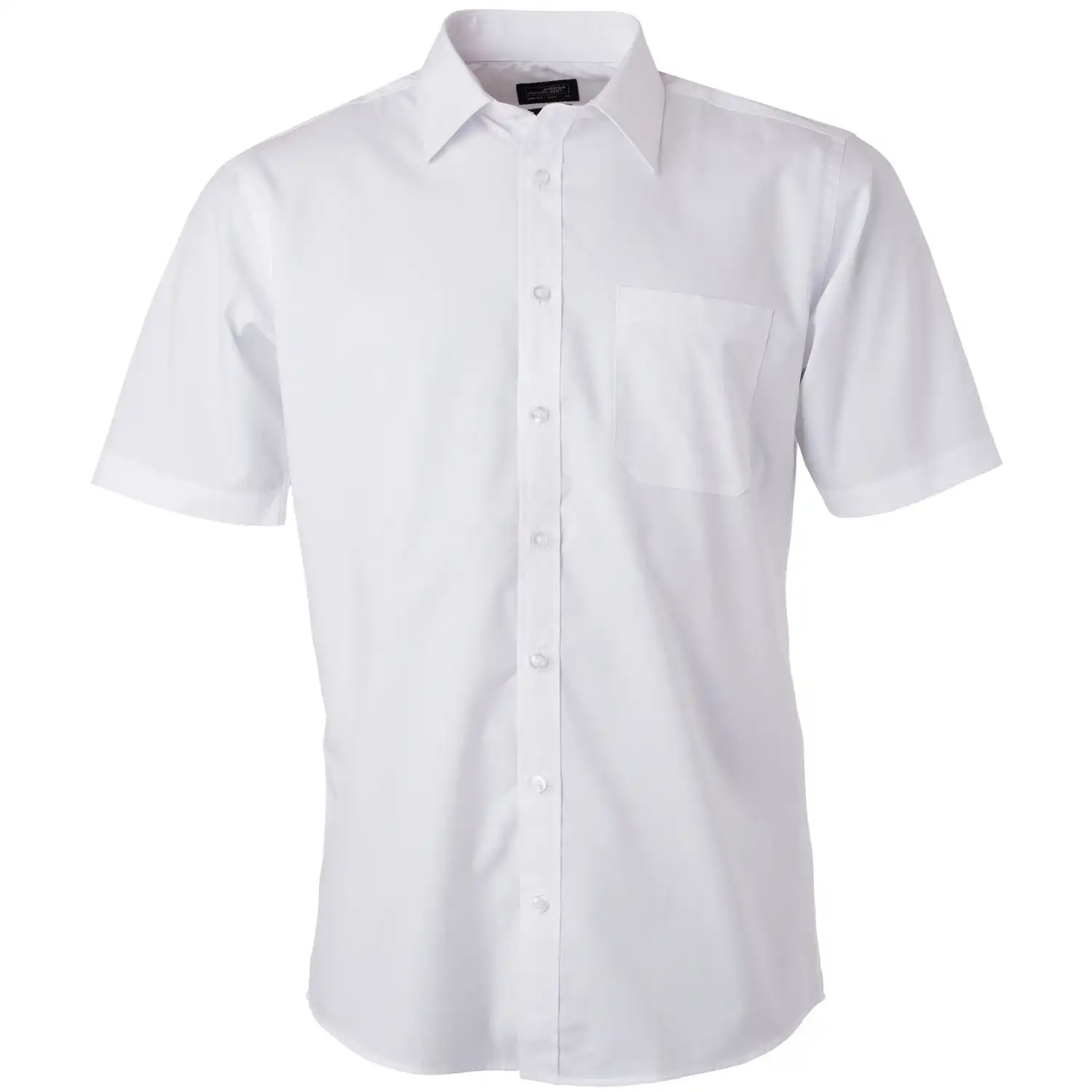 Kurzarm Hemd "JN680" in white, L - Thumbnail 1