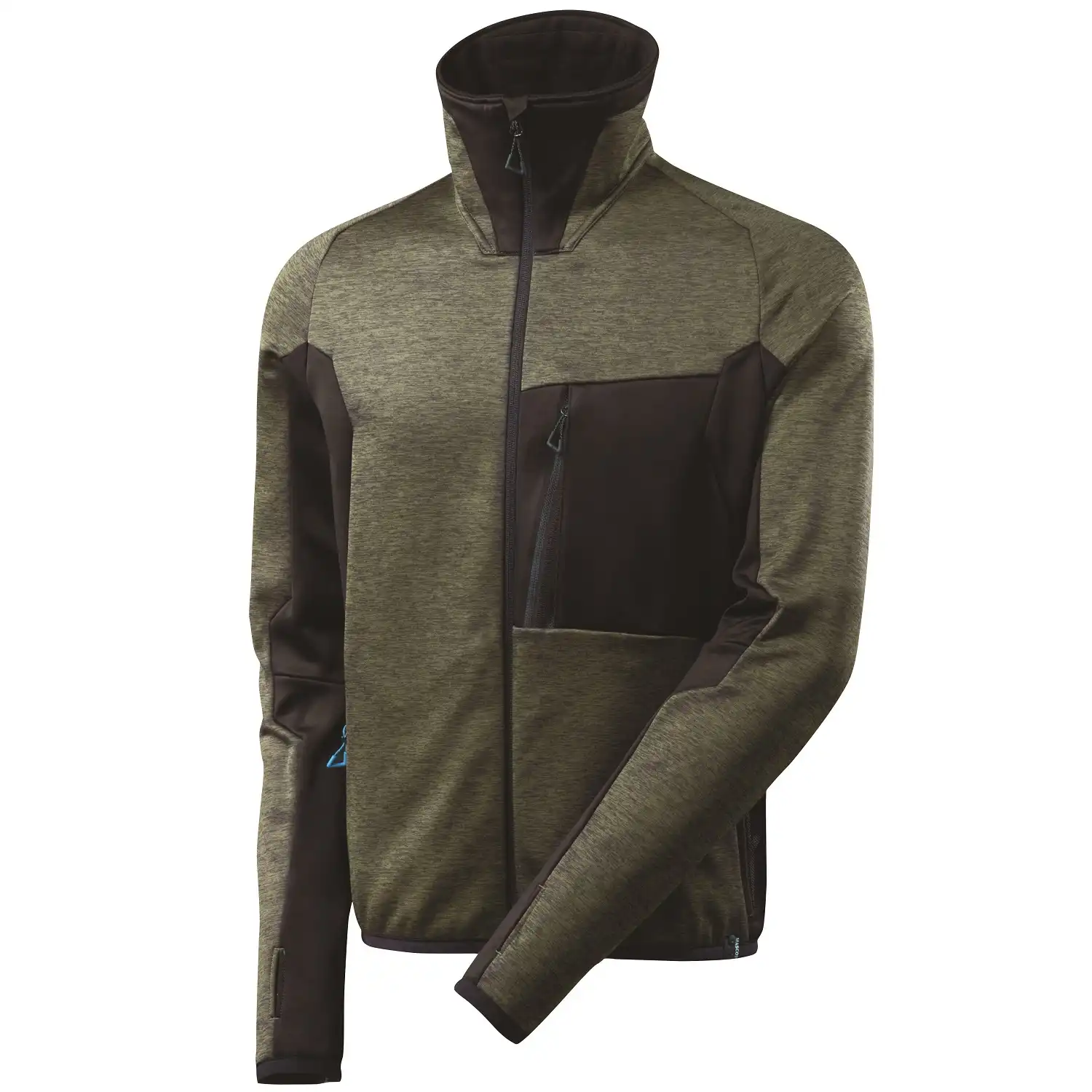 Fleecejacke Advanced in grün, XXL - Thumbnail 1