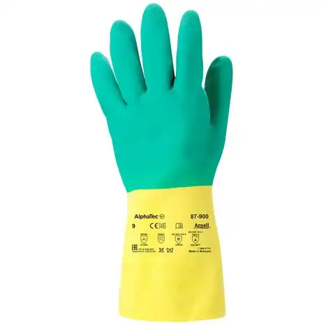 Latex-Neopren Handschuhe AlphaTec 87-900 in 10 (XL) - Thumbnail 1