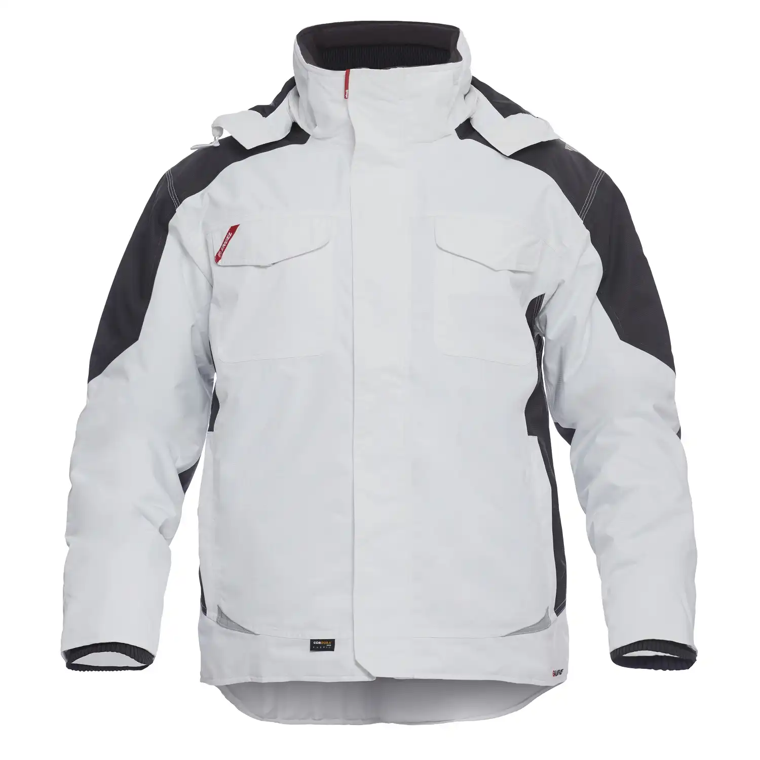 Winterjacke "1410-354" Galaxy in weiß/grau, L - Thumbnail 1