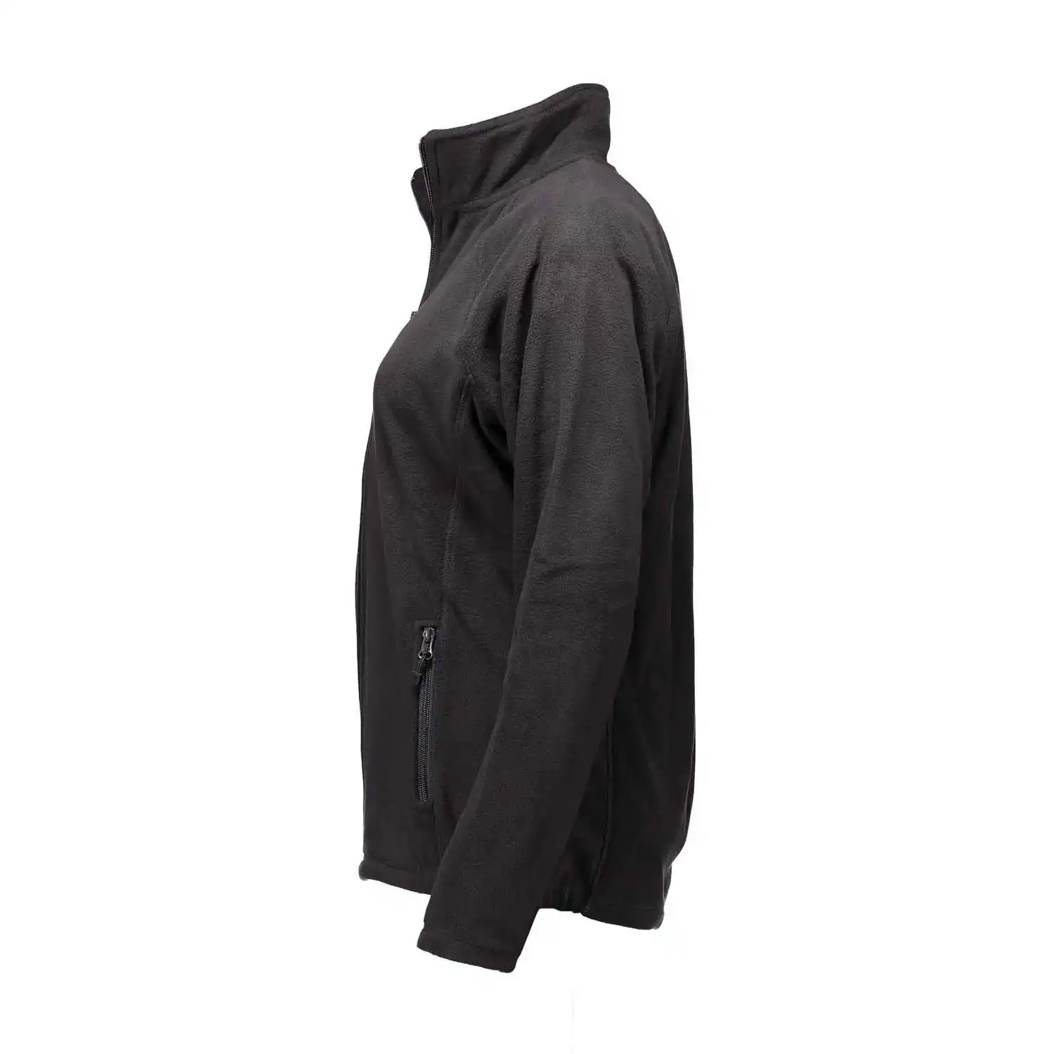 Damen Fleecejacke "58050" ID0805 in schwarz, L - Thumbnail 2
