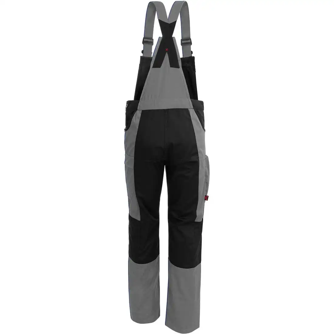 Latzhose "61937QX" X-Serie in grau/schwarz, 66 - Thumbnail 2