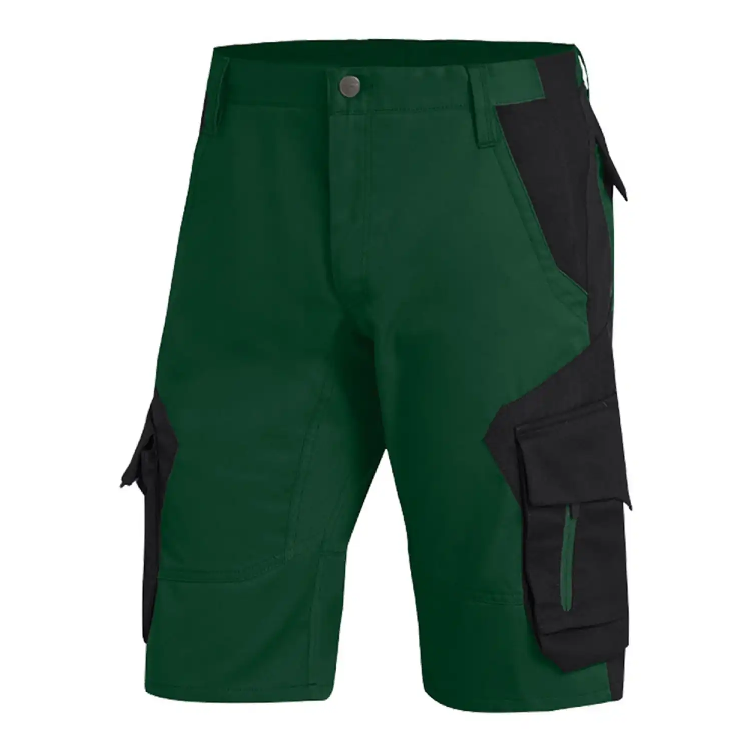 Arbeitsshorts "WULF" in grün/schwarz, 42 - Thumbnail 1