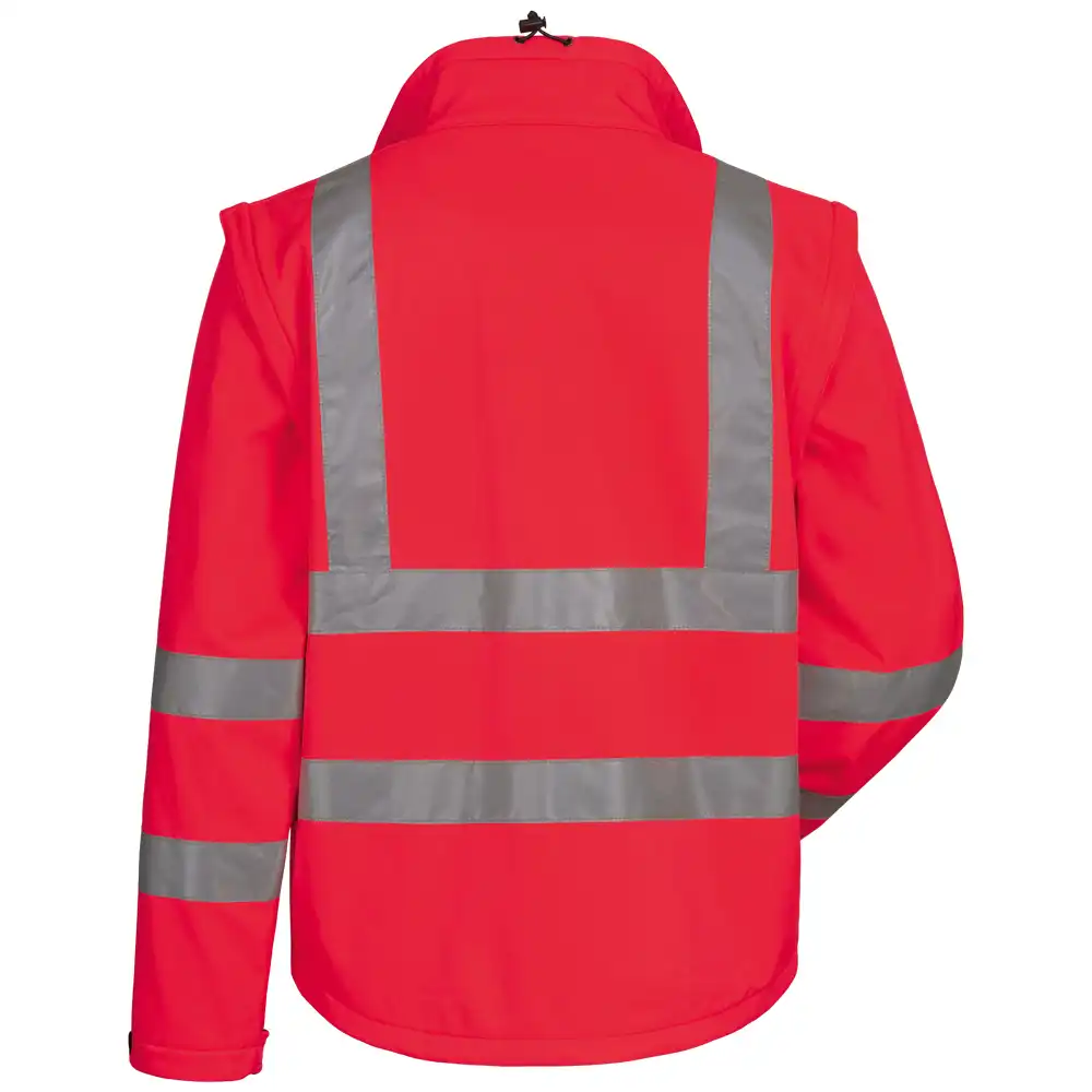 Warnschutz Softshelljacke 2-in-1 "CULLEN"rot in XL - Thumbnail 2