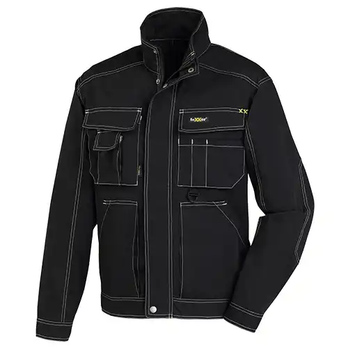 Bundjacke "ANTIGUA" Canvas in schwarz, L - Bild 1