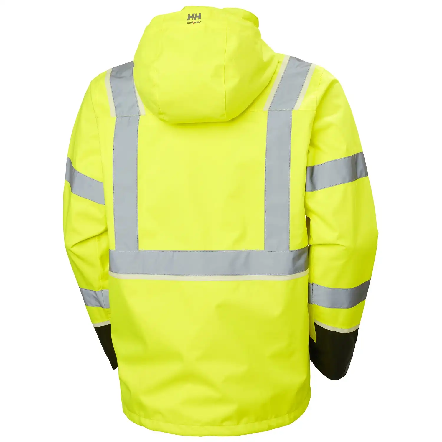 Warnschutz Regenjacke "UC-ME" in gelb/schwarz, M - Thumbnail 2